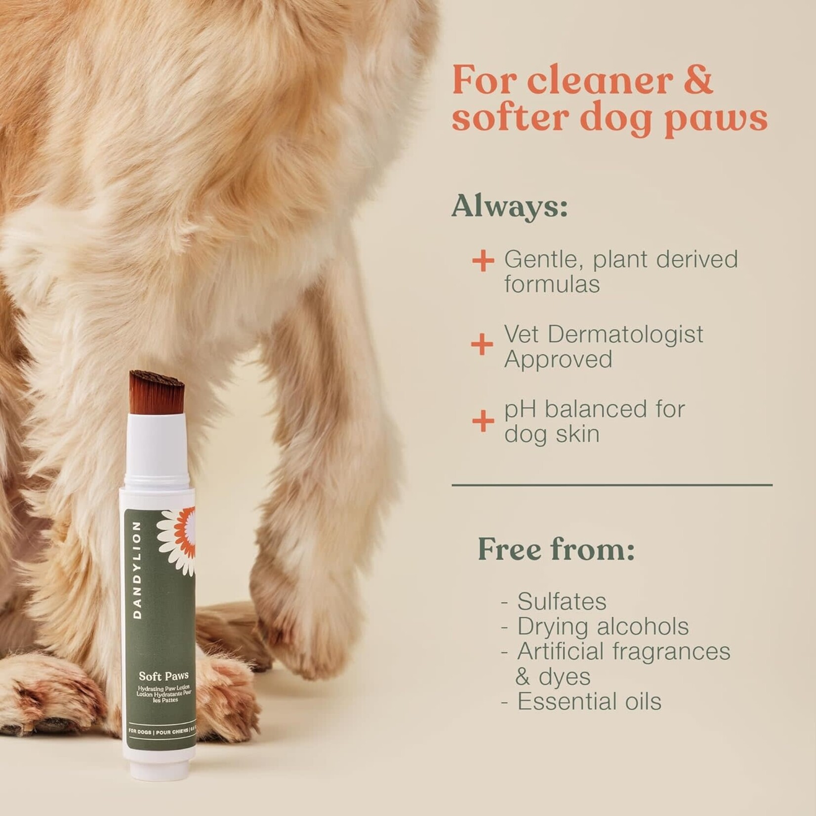 Dandylion Dandylion - Soft Paws - Hydrating Paw Lotion