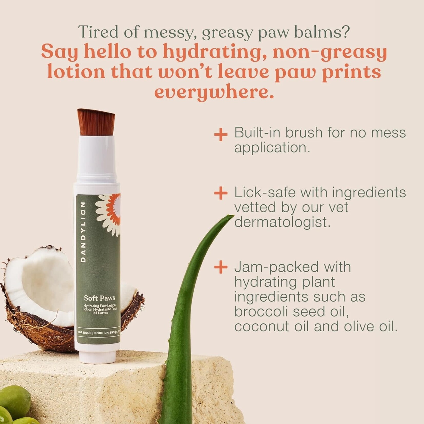 Dandylion Dandylion - Soft Paws - Hydrating Paw Lotion