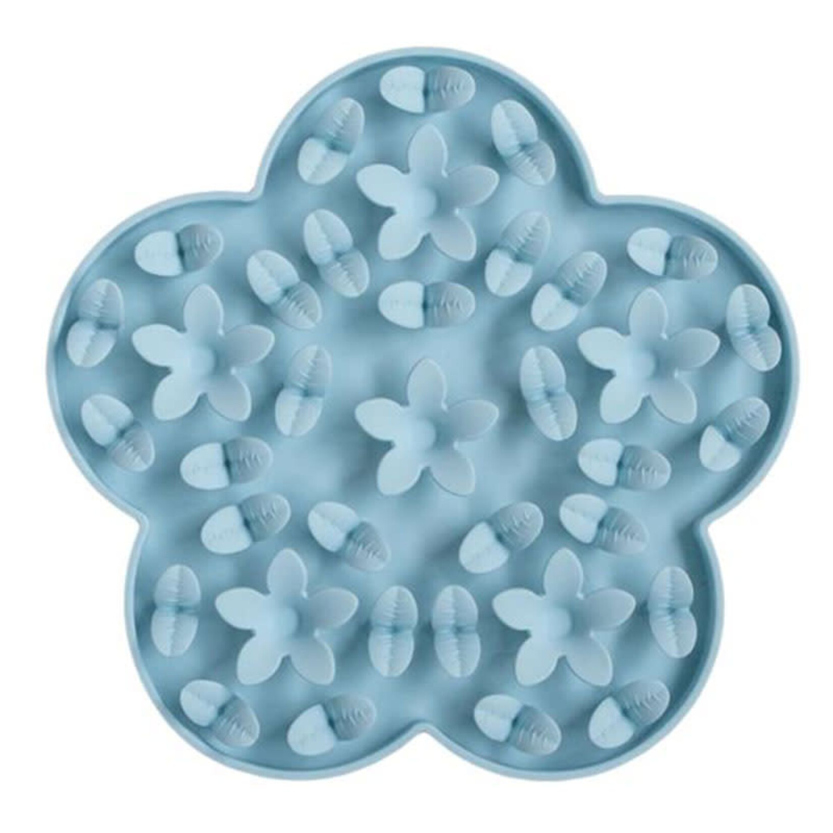 Dexypaws Dexypaws - Blue Flower Enrichment Snuffle Mat