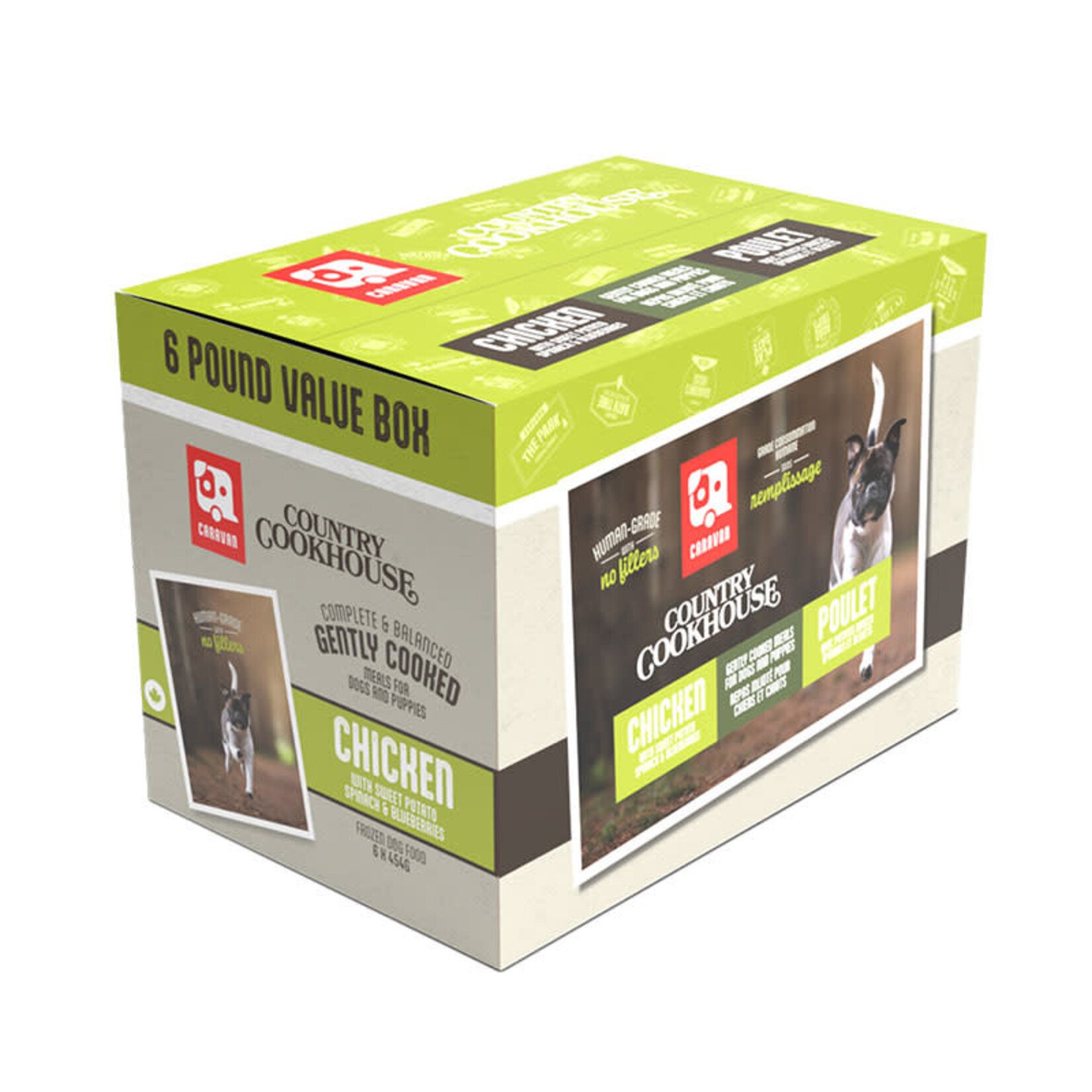 Big Country Raw Caravan - Country Cookhouse - Poulet en vrac - 6 lb