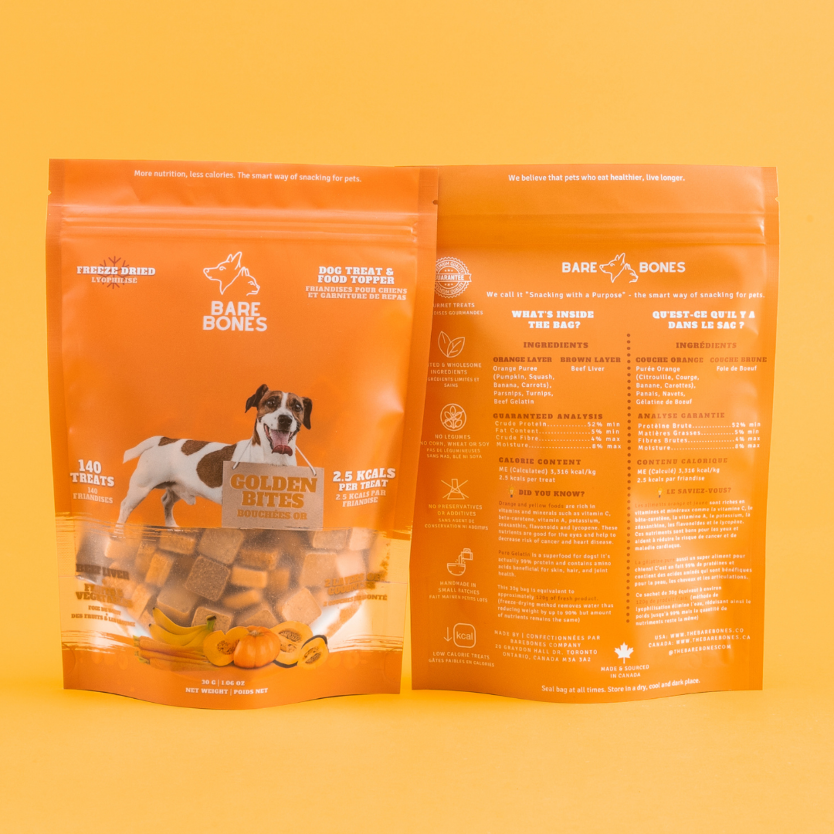 Bare Bones Bare Bones - Golden Bites - 35g (140 treats)