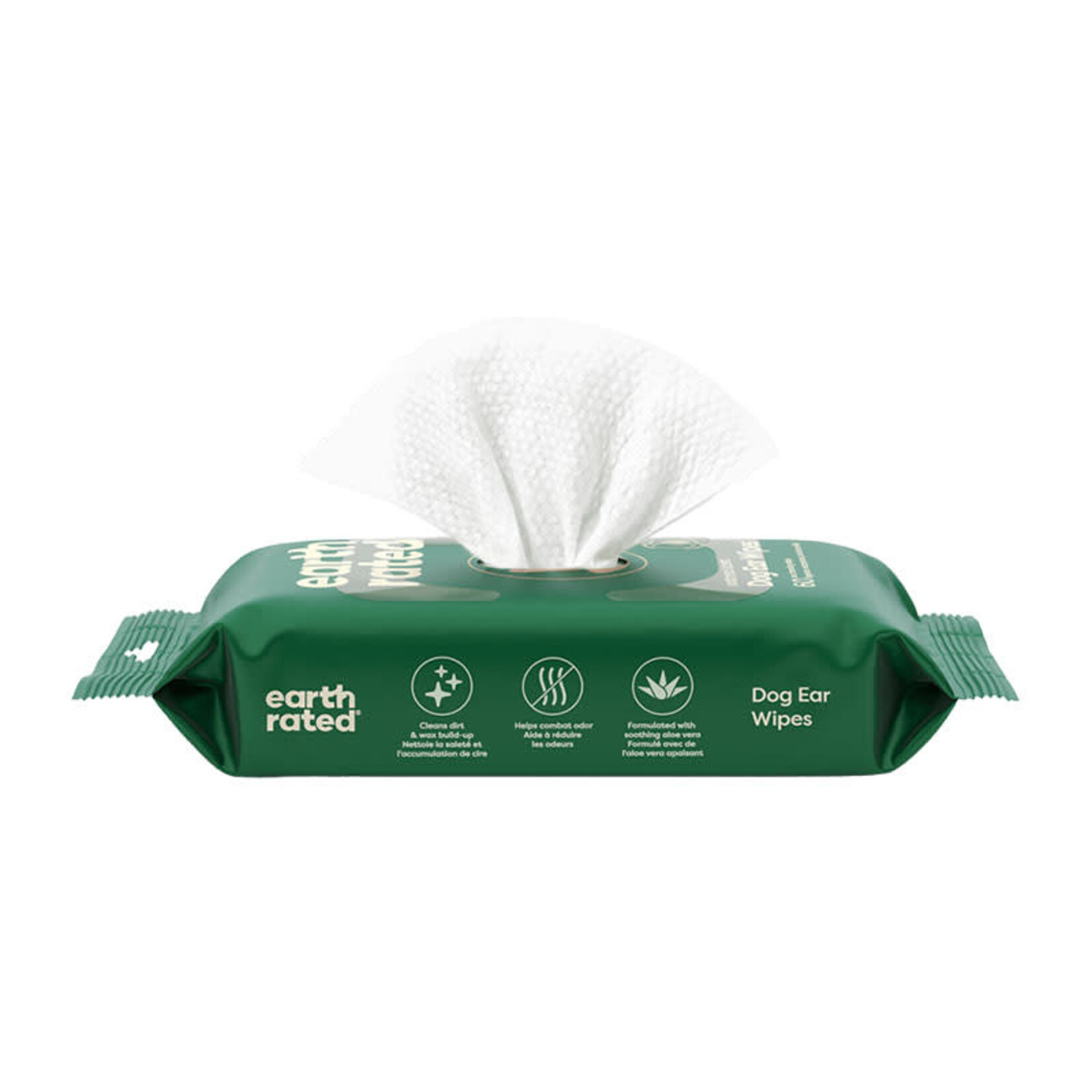 Earth Rated PoopBags Earth Rated - Pet Ear Cleansing Wipes - 60 wipes