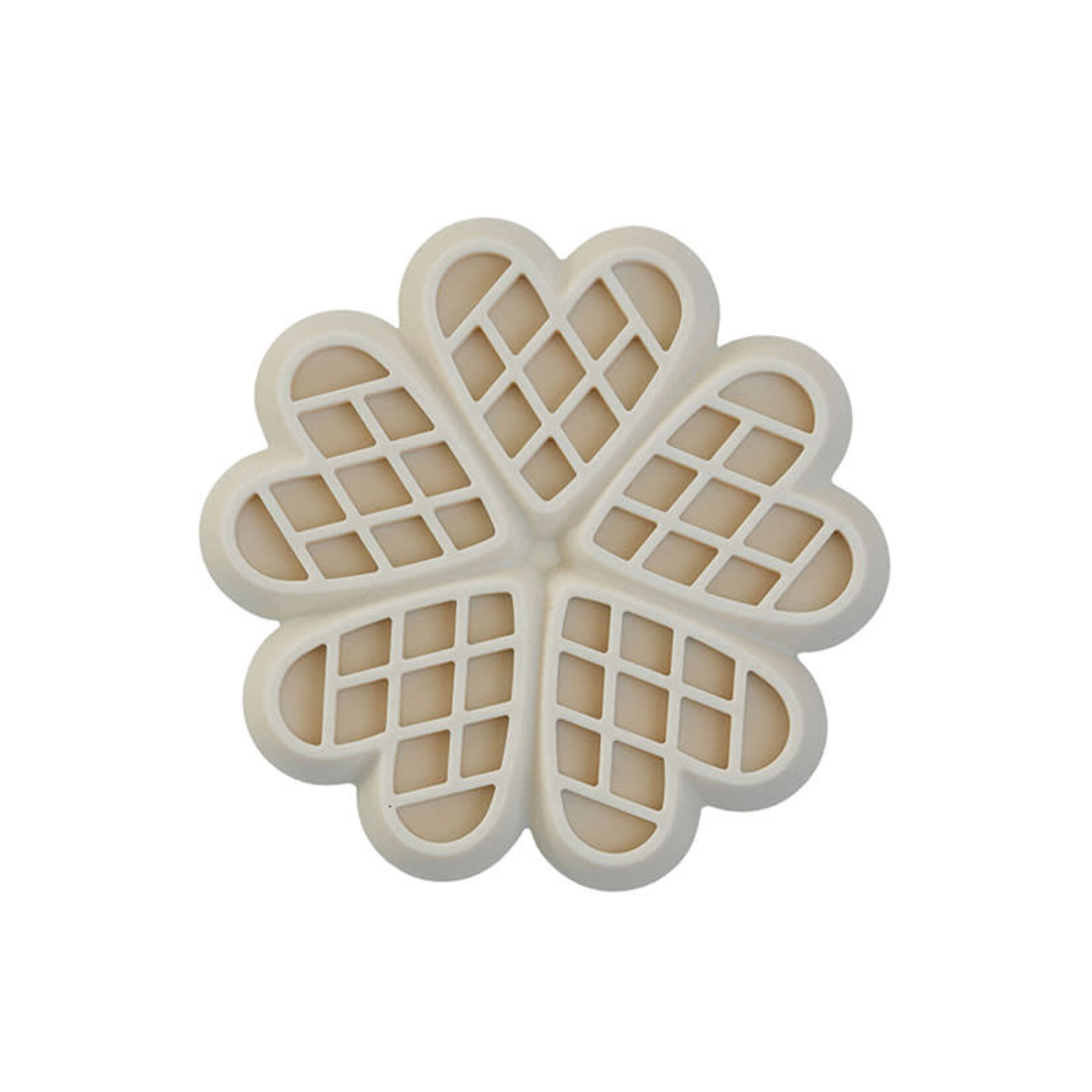 Dexypaws Dexypaws - Tapis De Léchage En Silicone "cache-cache" à Alimentation Lente - Coeurs, Crème Au Beurre