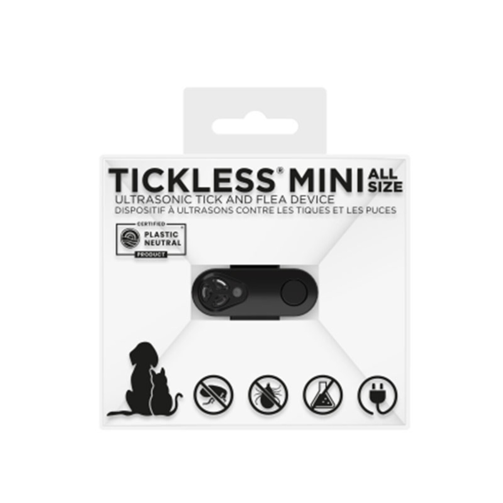 Tickless Tickless - Mini répulsif ultrasonique rechargeable contre les tiques et les puces