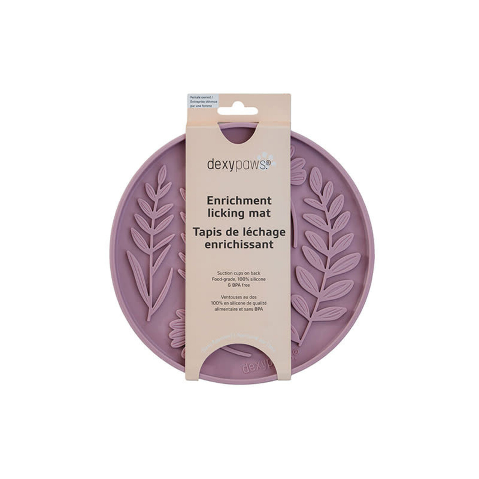 Dexypaws Dexypaws - Tapis De Léchage - Jardin Rose