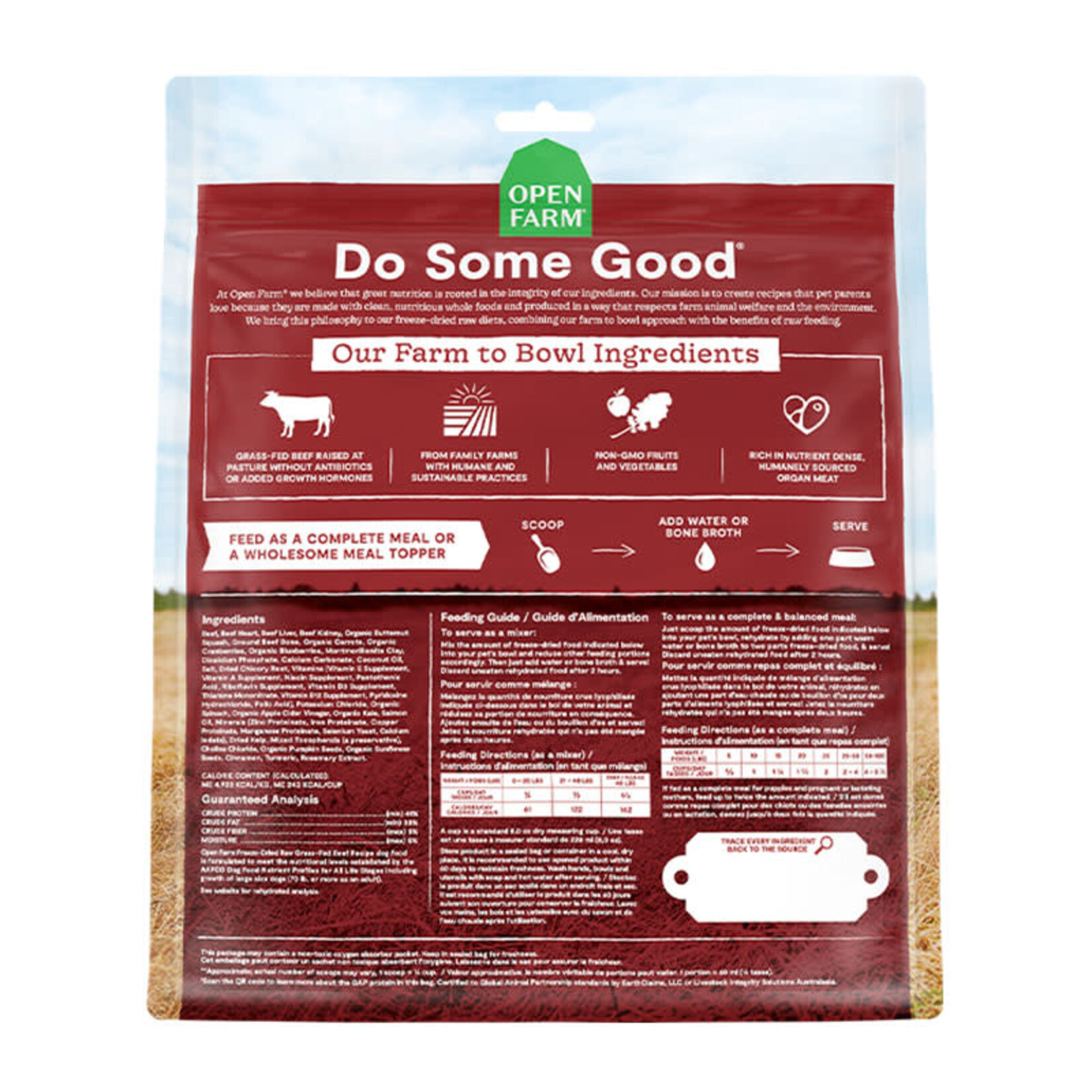 Open Farm Open Farm - Freeze Dried - Grass-Fed Beef Morsels