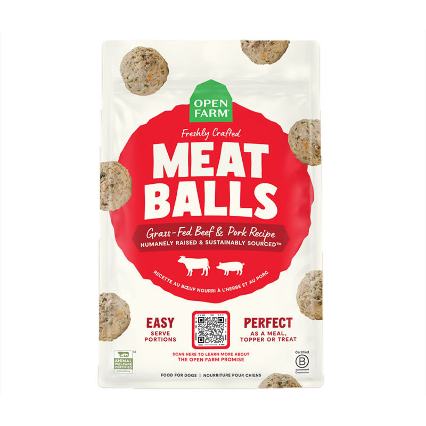 Open Farm Open Farm - Freshly Crafted - Meat Balls - Beef & Pork