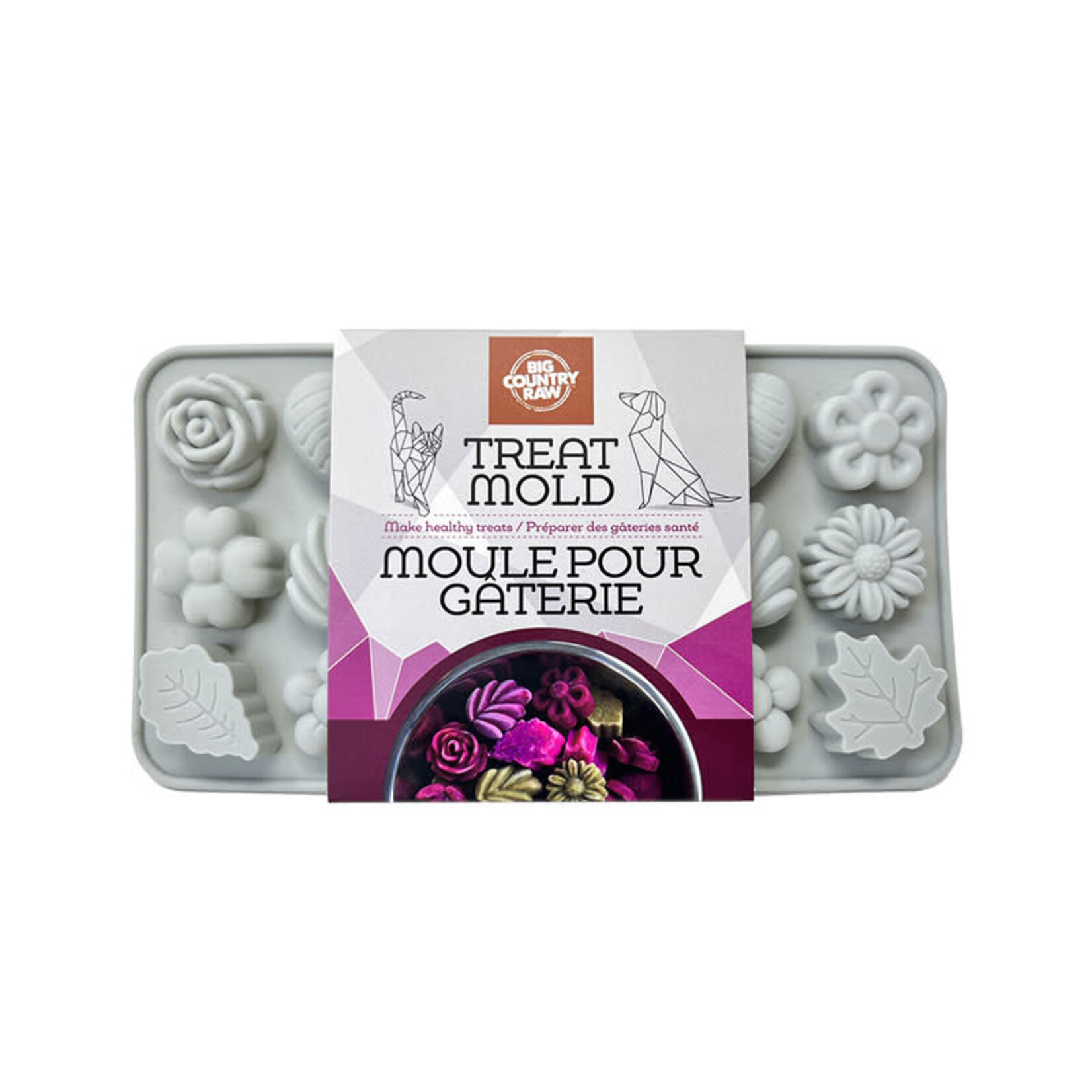 Big Country Raw Big Country Raw Silicone Treat Mold - Small Grey