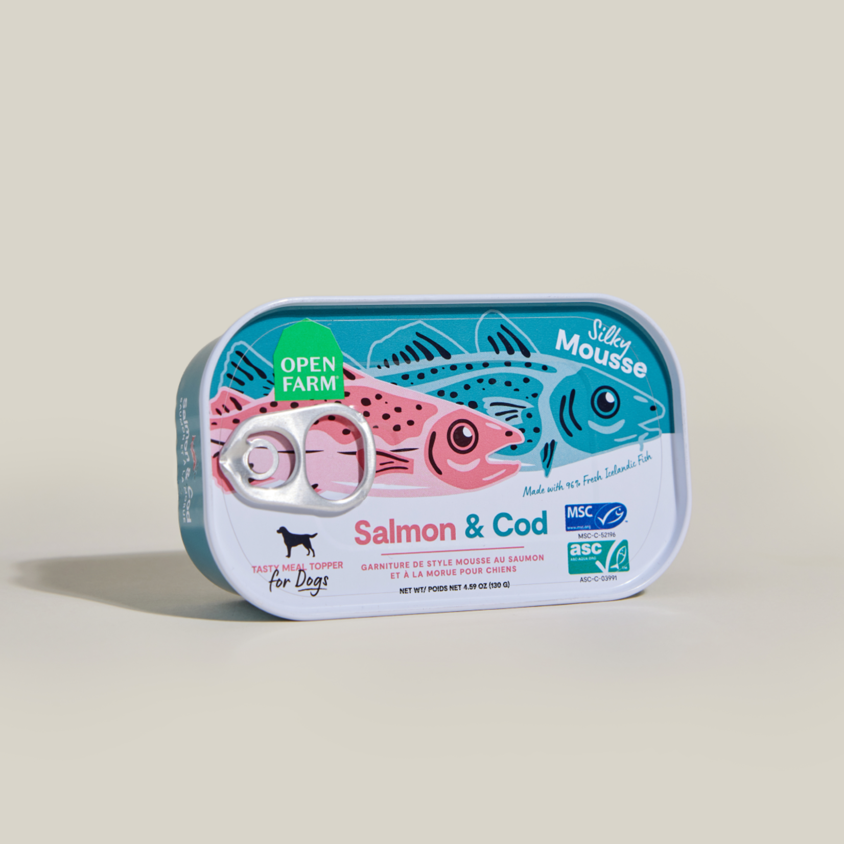 Open Farm Open Farm - Saumon et morue - Garniture pour nourriture - 4.5oz