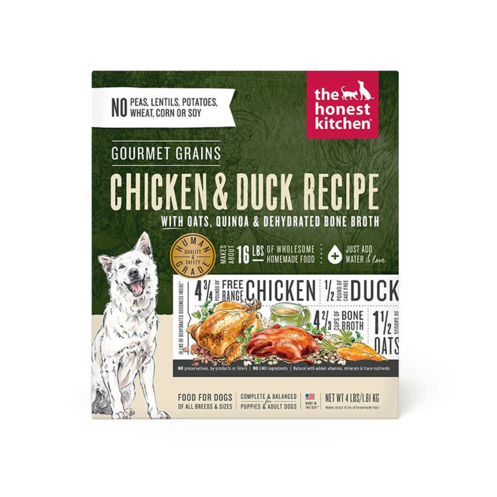 Honest Kitchen Honest Kitchen - Gourmet Grains - Chicken & Duck -  4lb