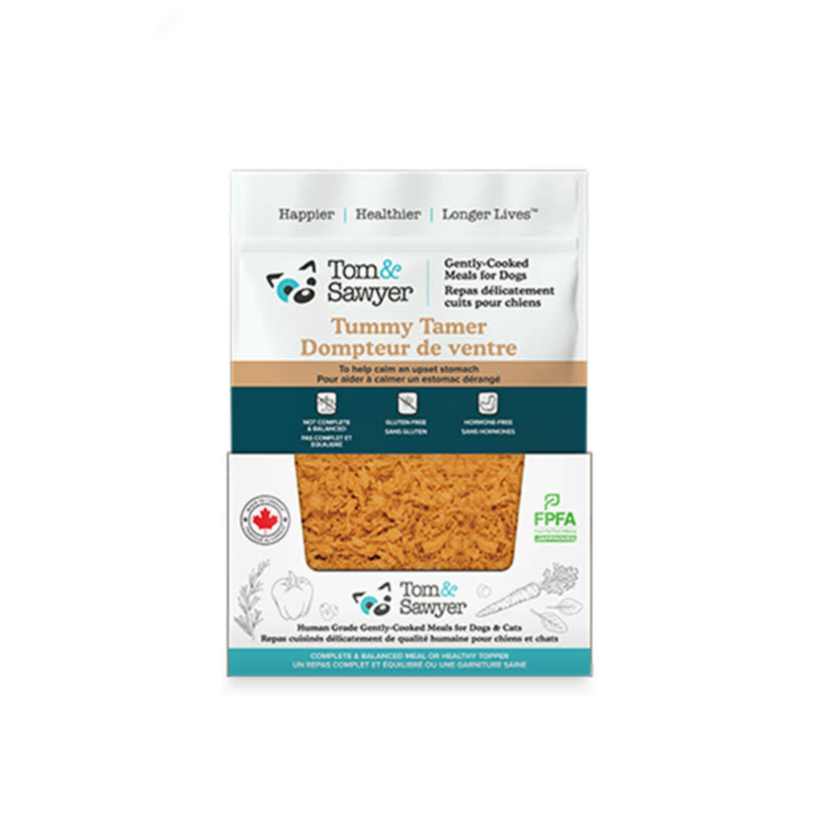 Tom & Sawyer Tom & Sawyer - Dog - Gently Cooked - Tummy Tamer - 1lb