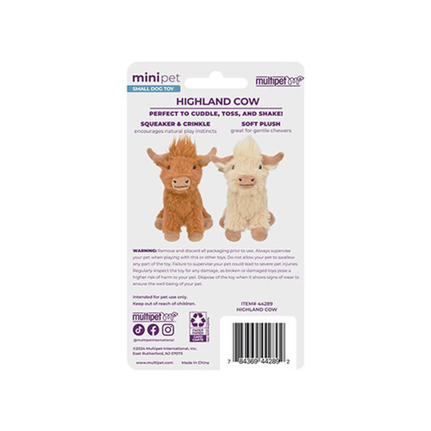 MultiPet - Minipet - Highland Cow