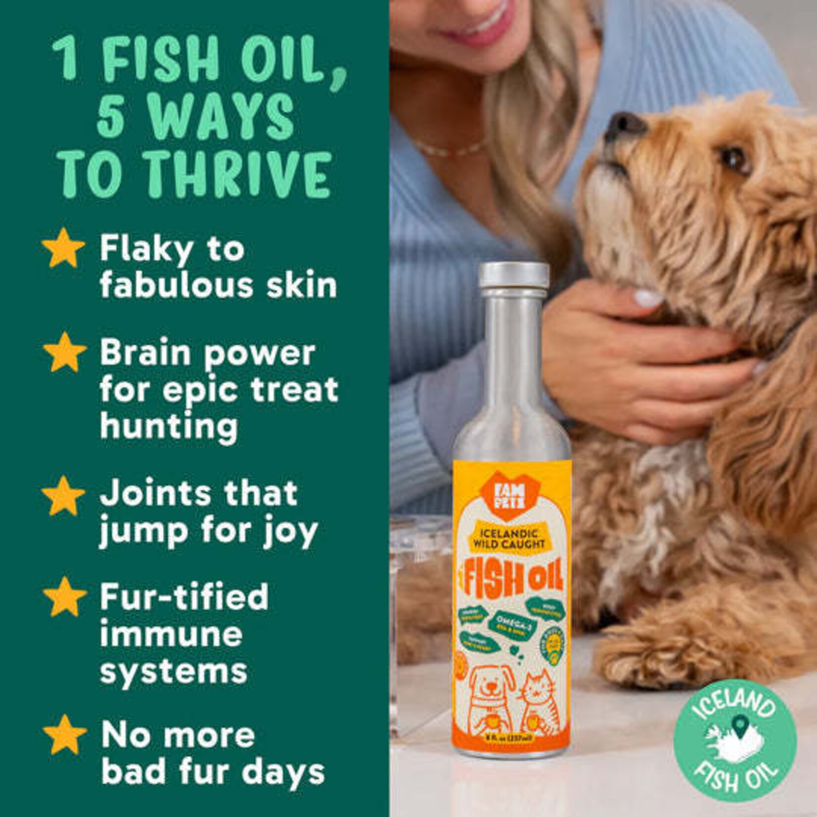 FAM Pets FAM Pets - Wild Icelandic Fish Oil