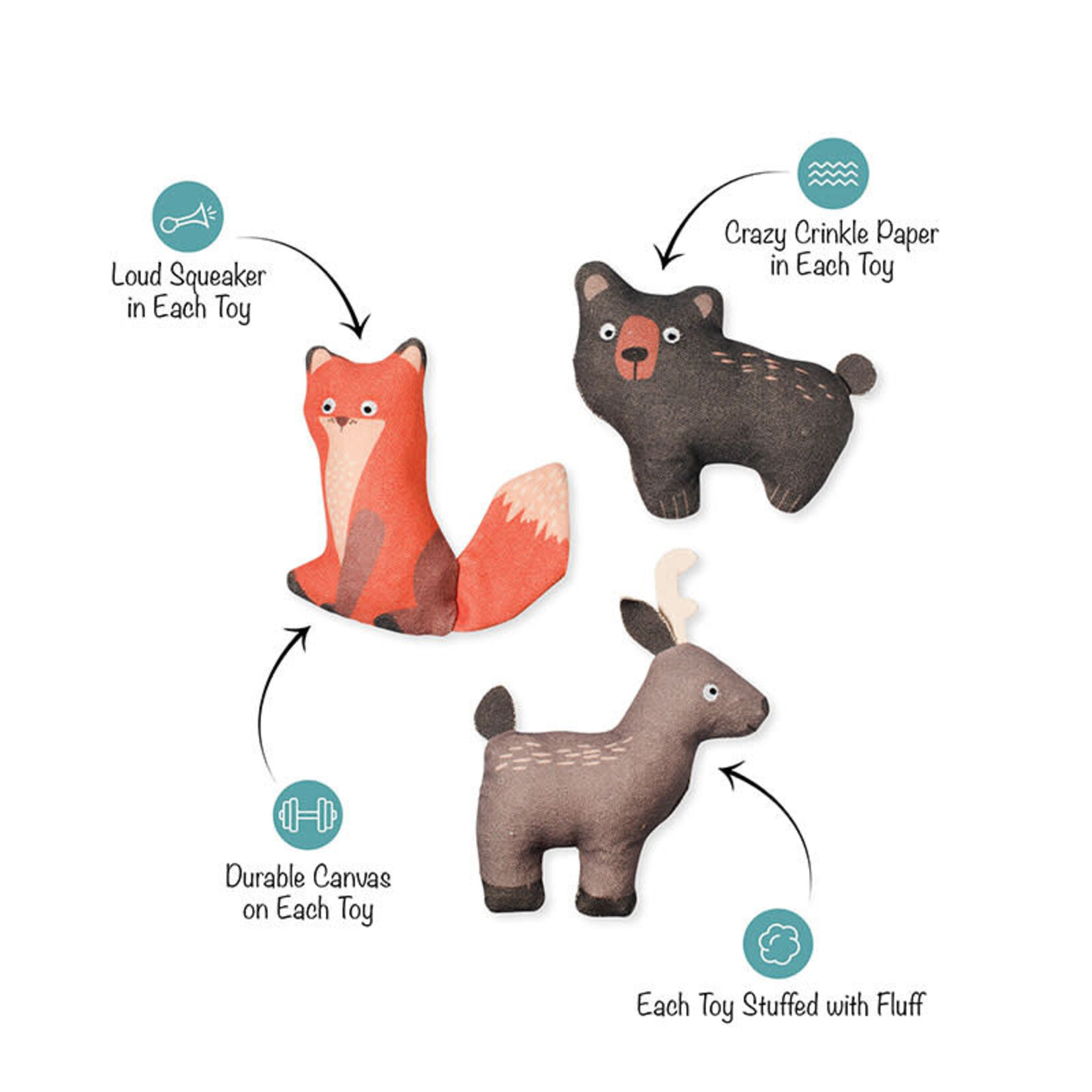 Pet Shop - Forest Friends Minis - Set of 3