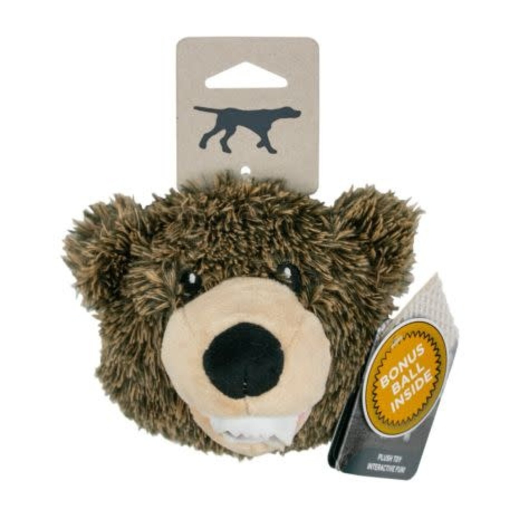 Tall Tails – Grizzly – Balle couinante 2 en 1 – 4″