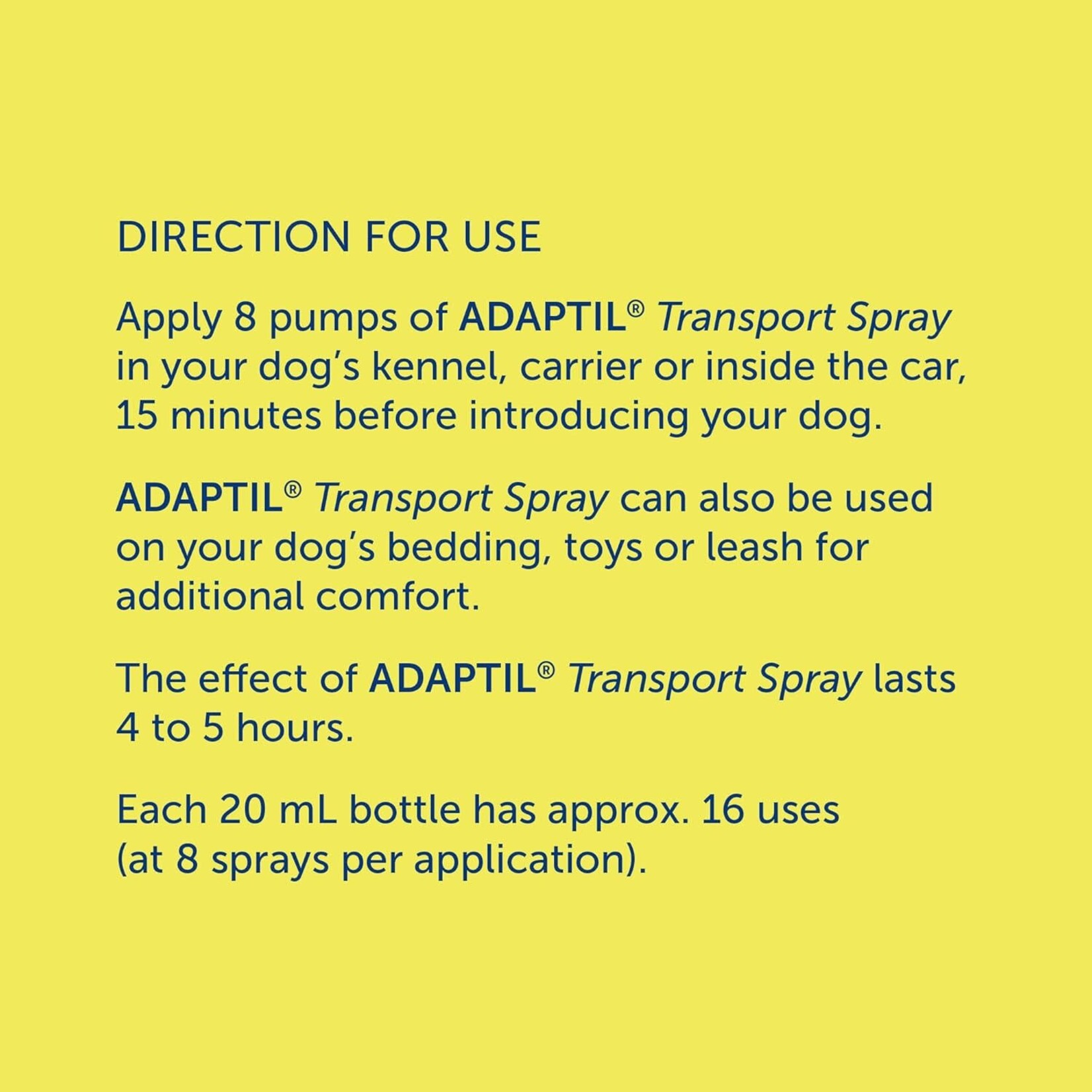 Adaptil - Vaporisateur de transport - 20 ml