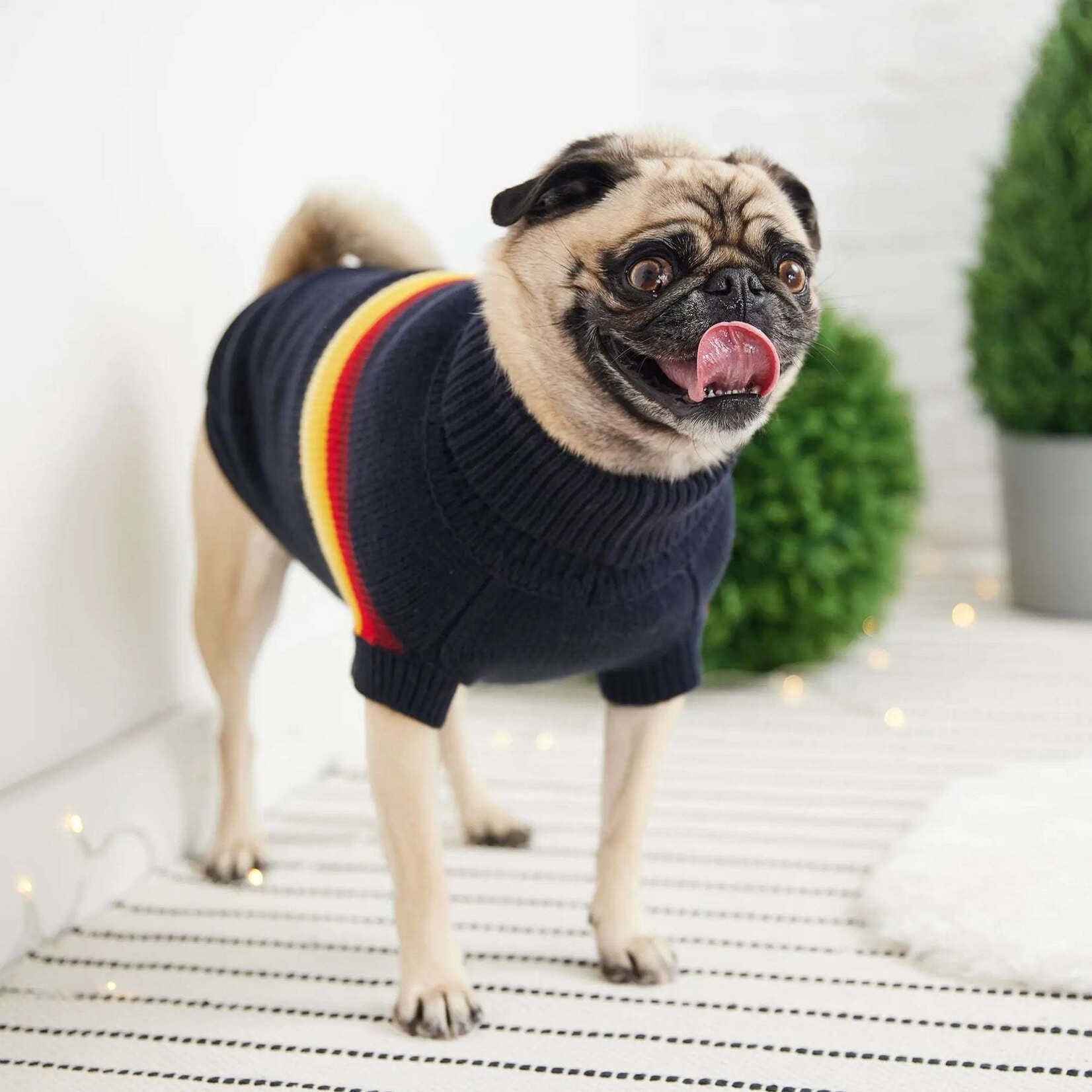 GF Pet - Retro Dog Sweater - Navy