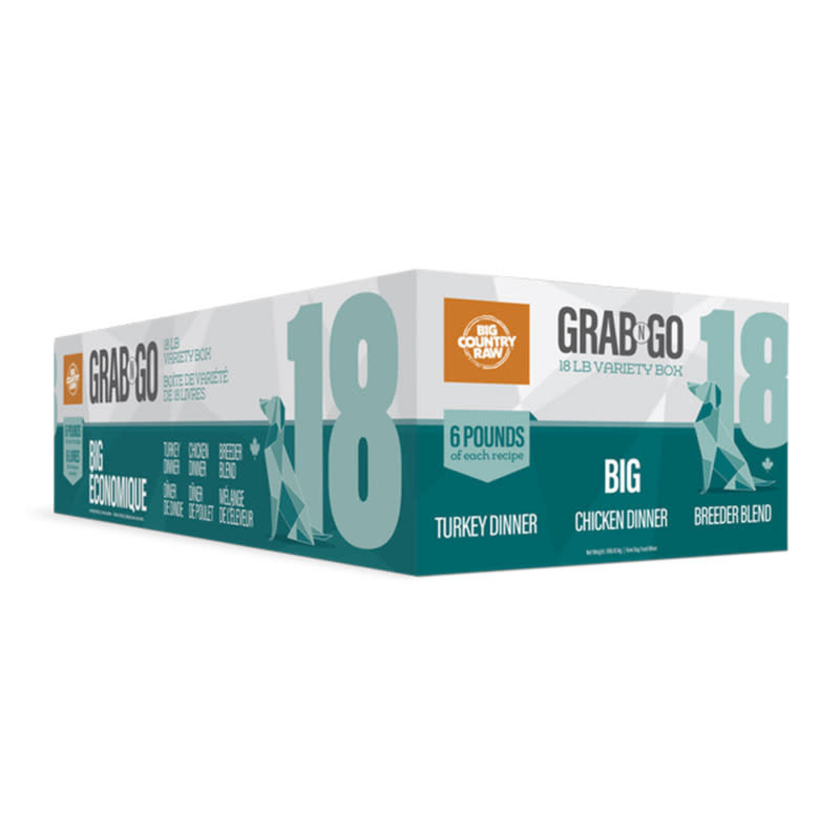 Big Country Raw Big Country Raw - Grab'n'Go - Big Deal - 18lb