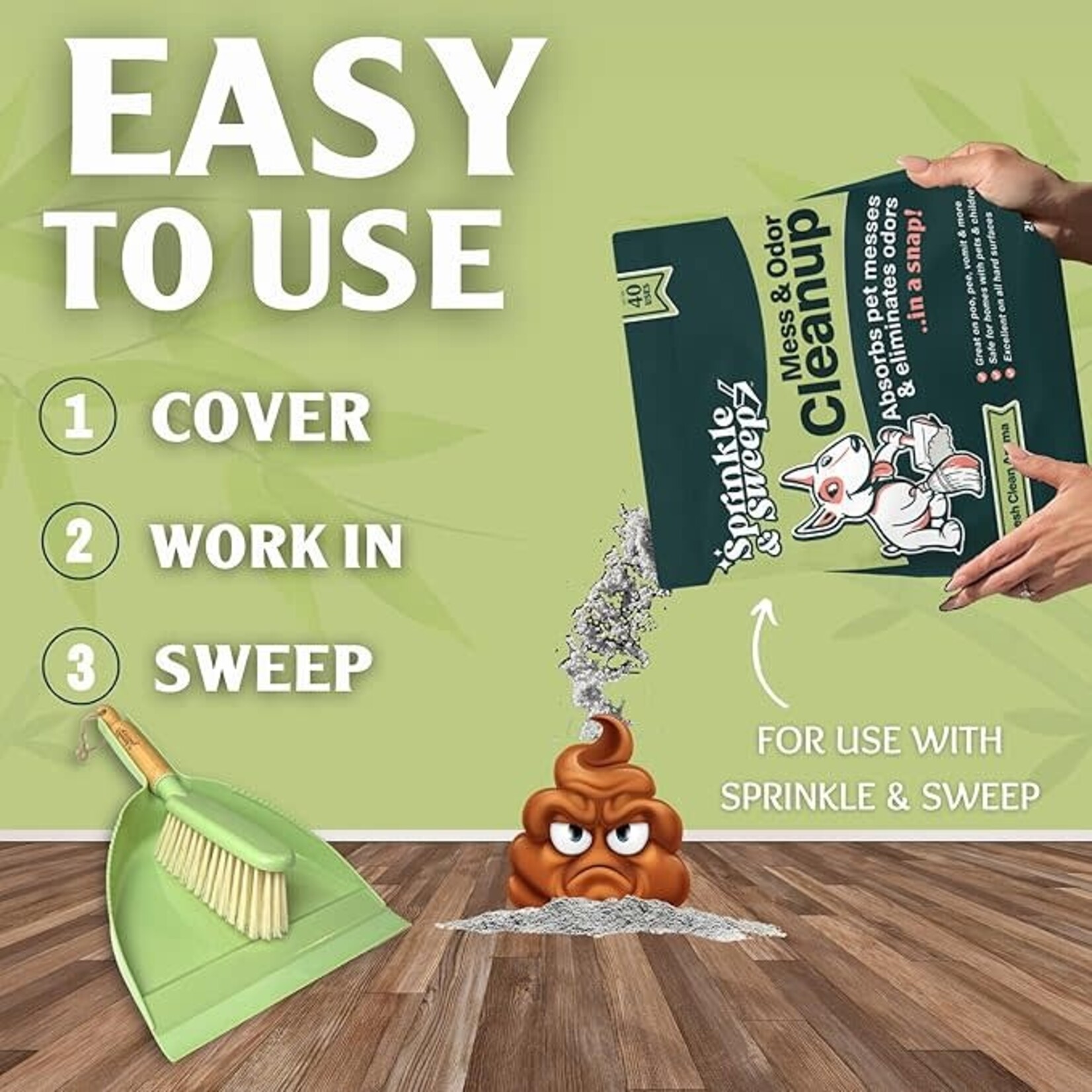 Sprinkle & Sweep - Dust Pan & Broom