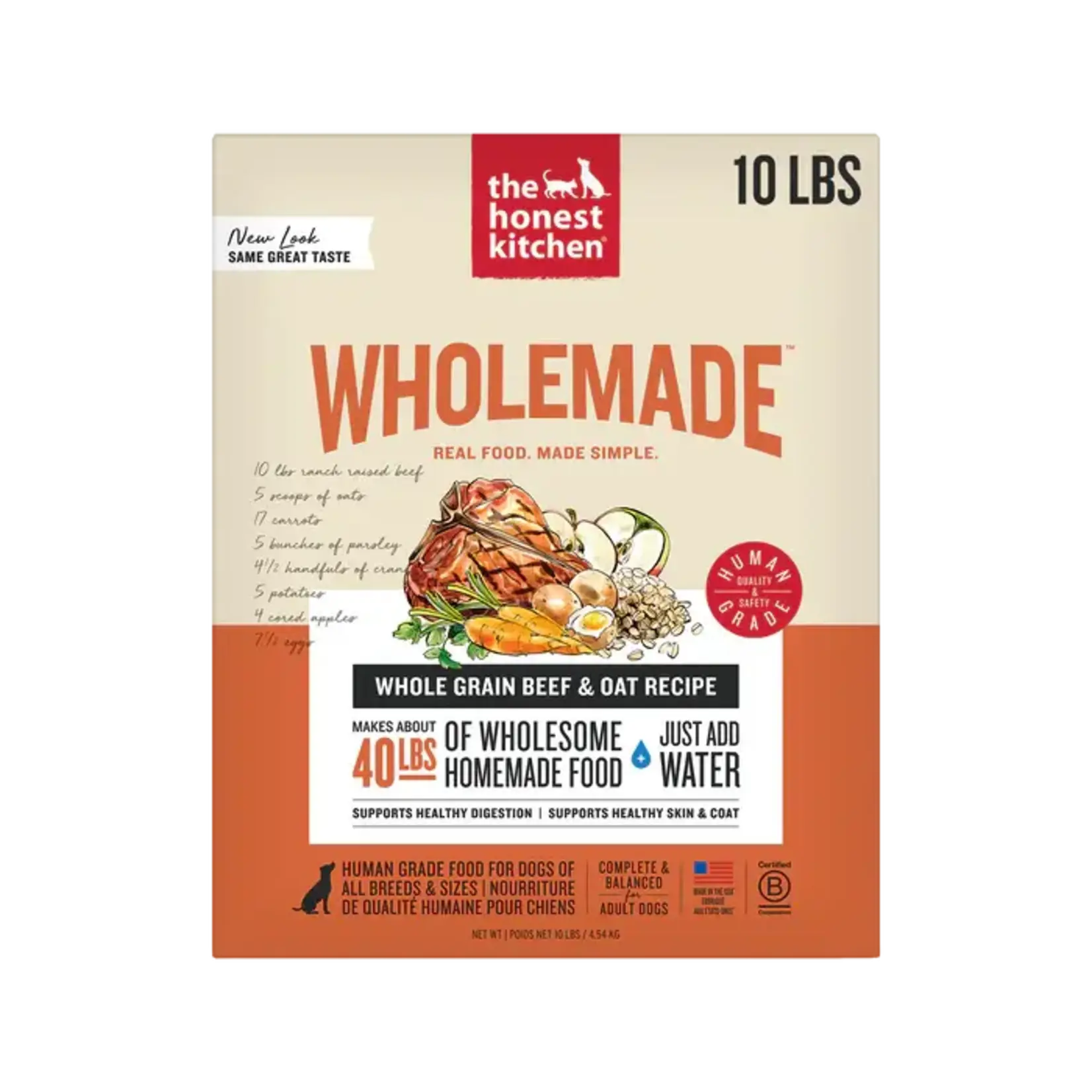 Honest Kitchen Honest Kitchen - Whole Grain - Beef Recipe