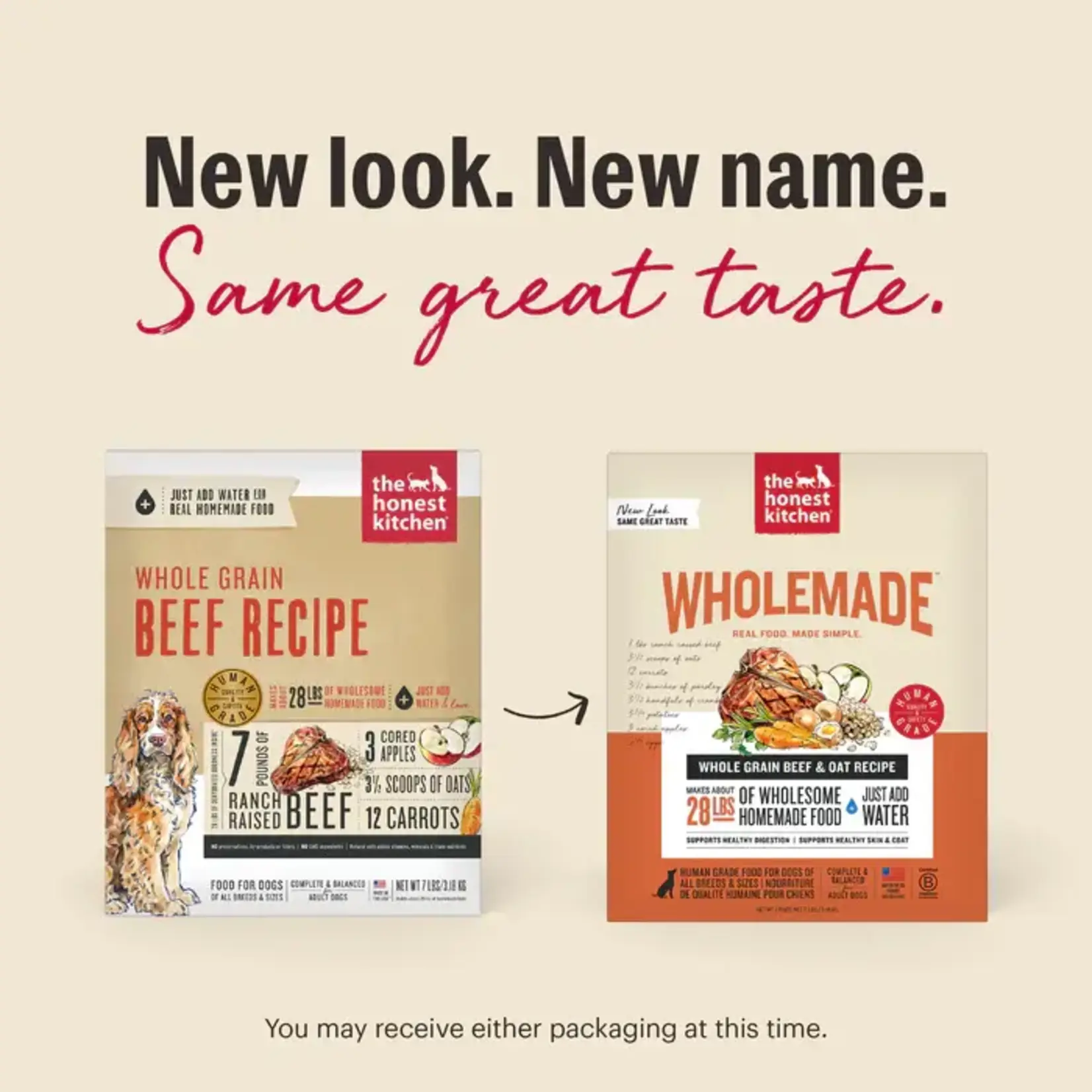 Honest Kitchen Honest Kitchen - Grains entiers - Boeuf