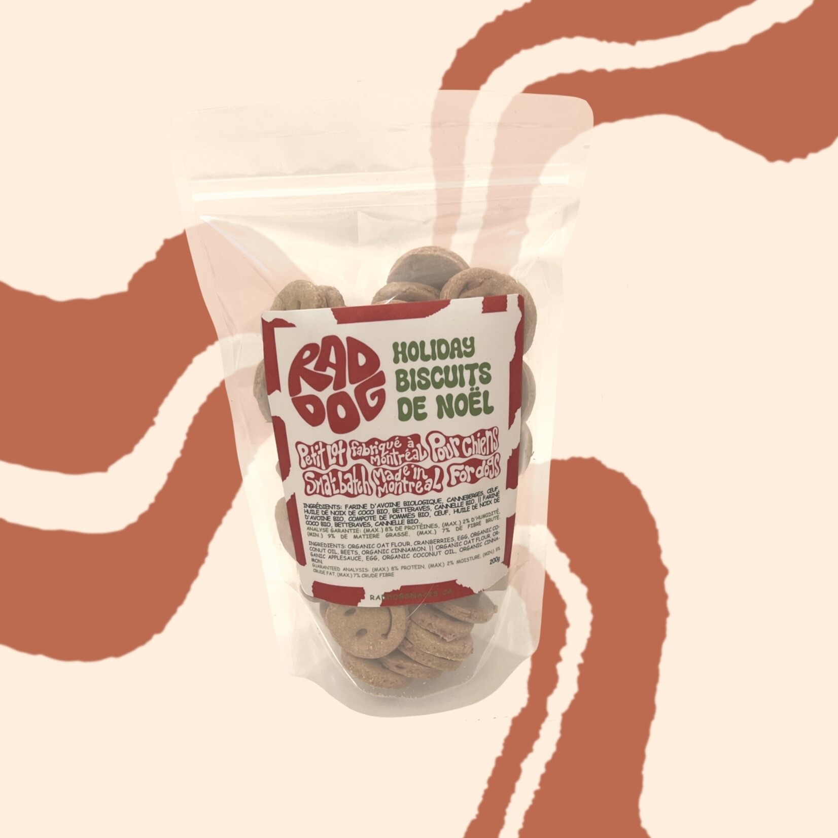 Rad Dog Rad Dog - Holiday Biscuits - 200g