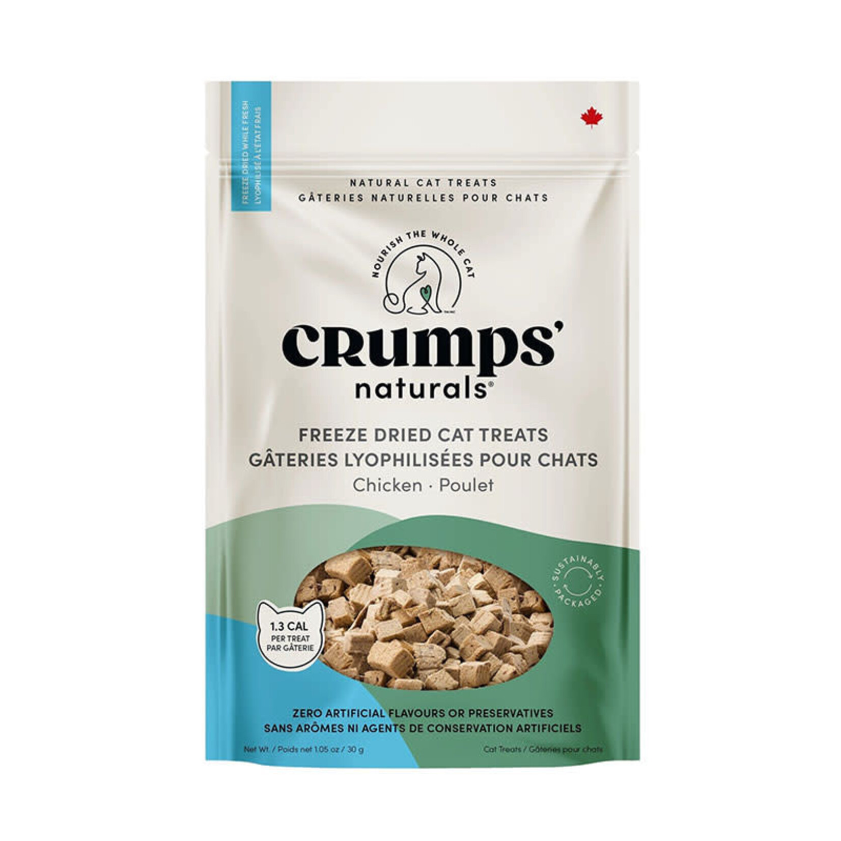 Crumps' Naturals - Treats for cats - Freeze-dried Chicken - 30g