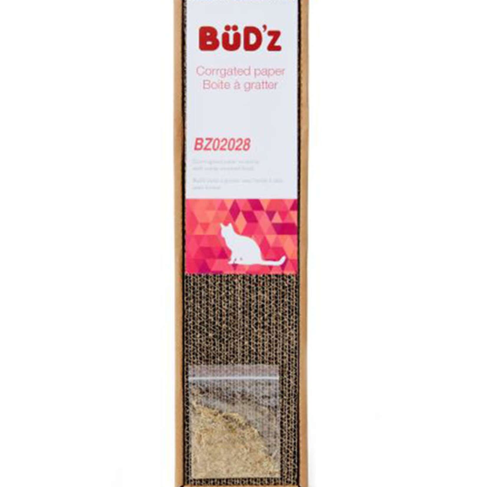 BuD'z - Gratter En Carton (avec du catnip)