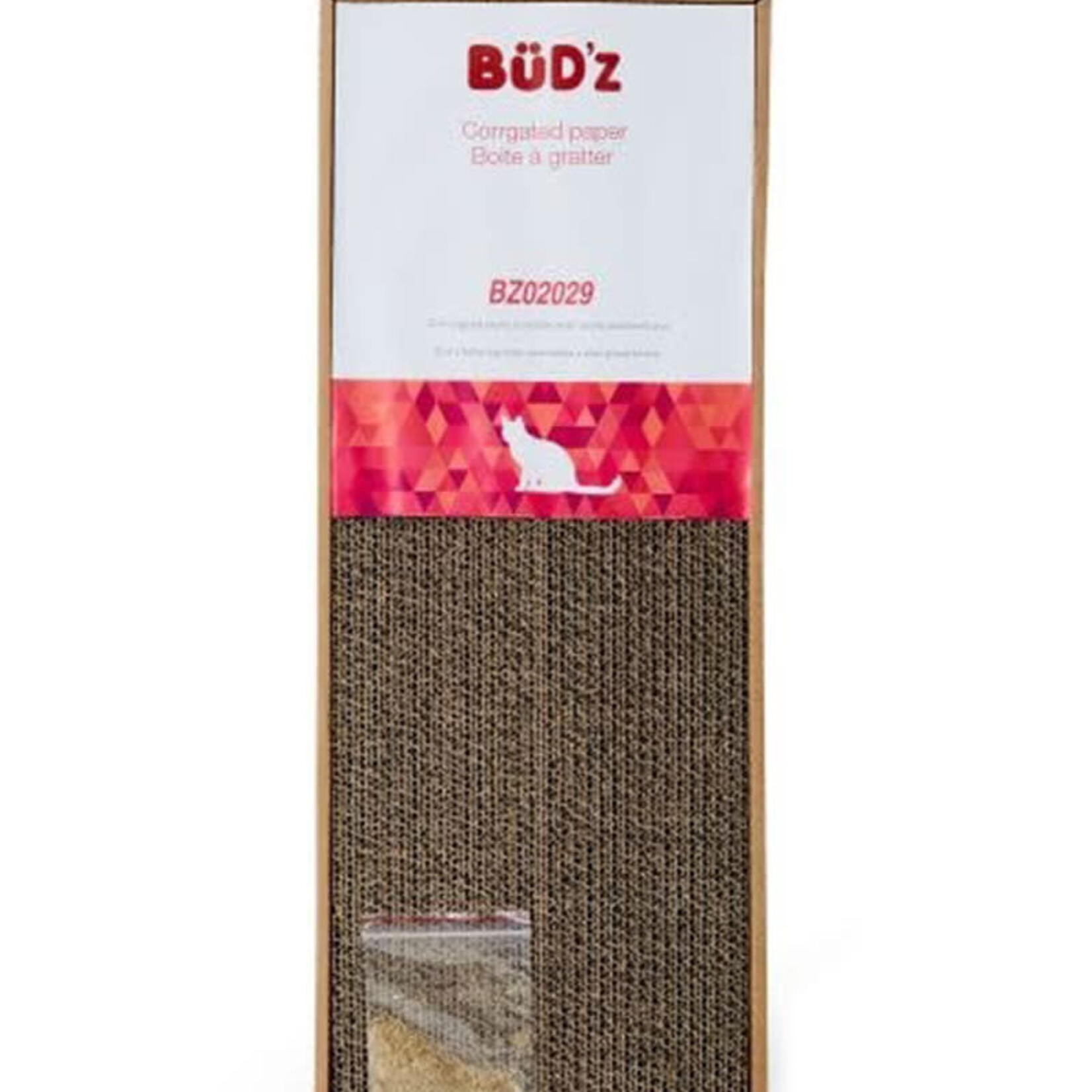 BuD'z - Gratter En Carton (avec du catnip)