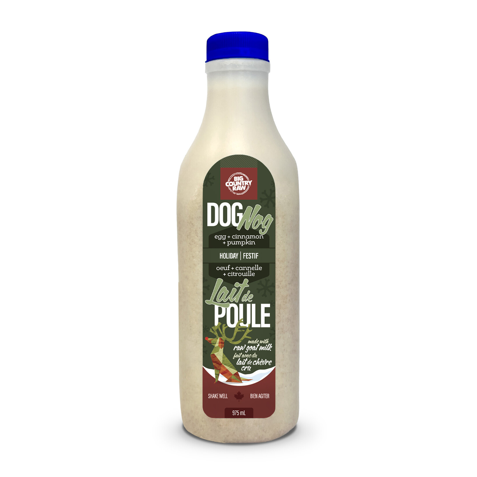 Big Country Raw Big Country Raw - Lait de poule pour chiens - 975ml