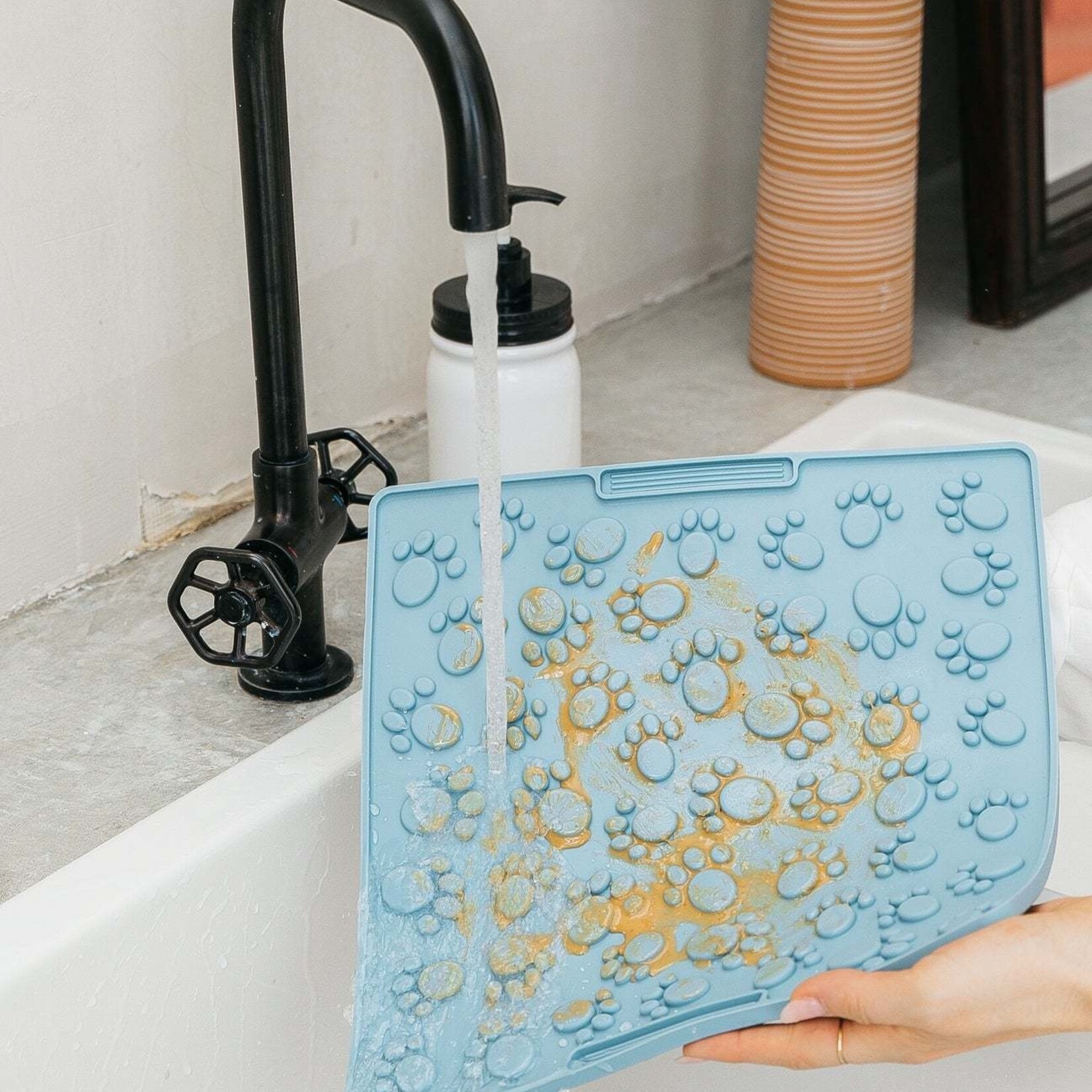 Dexypaws Dexypaws - Lick Mat Avec Empreintes De Pattes - Grand Format