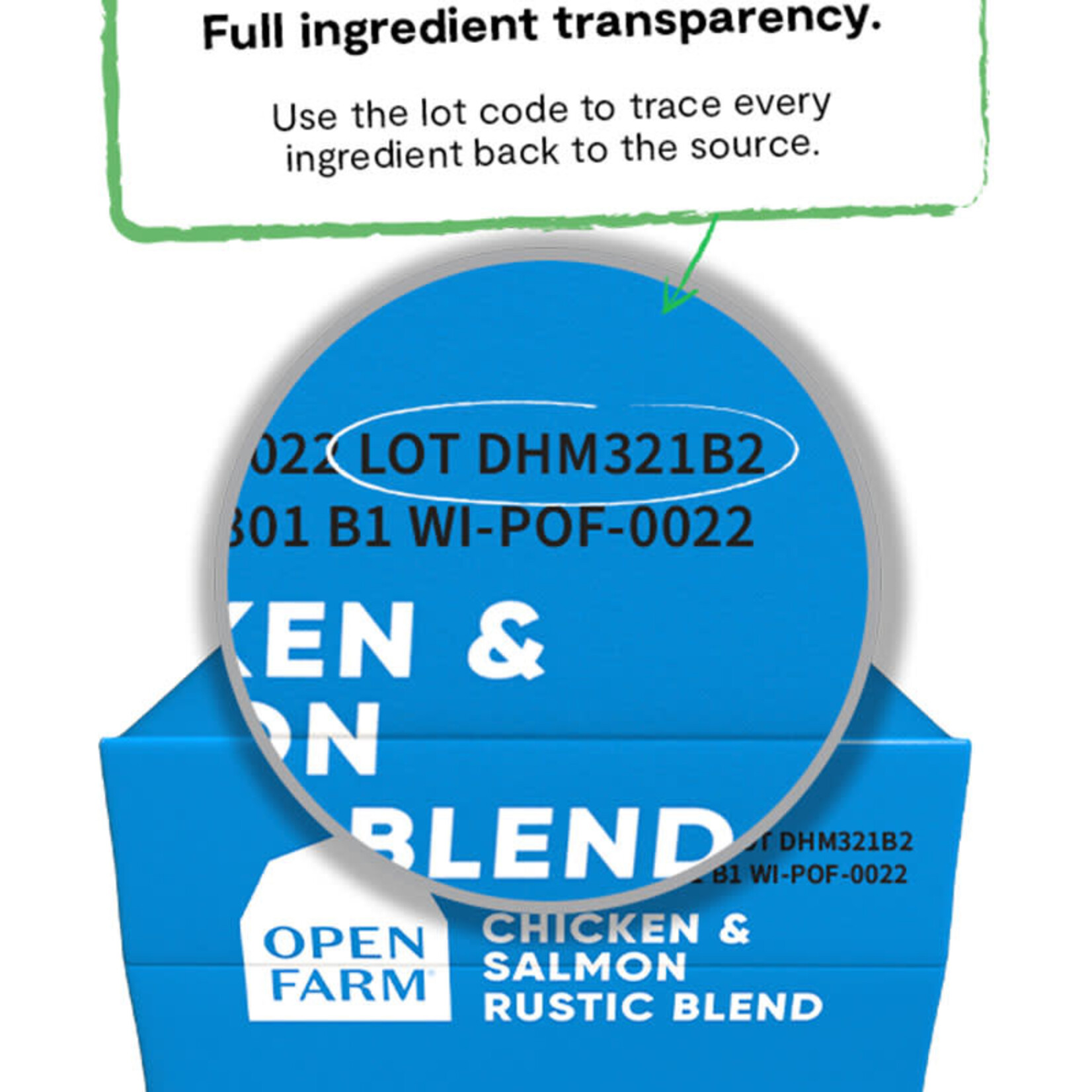 Open Farm Open Farm - Chat - Mélange rustique de poulet et de saumon