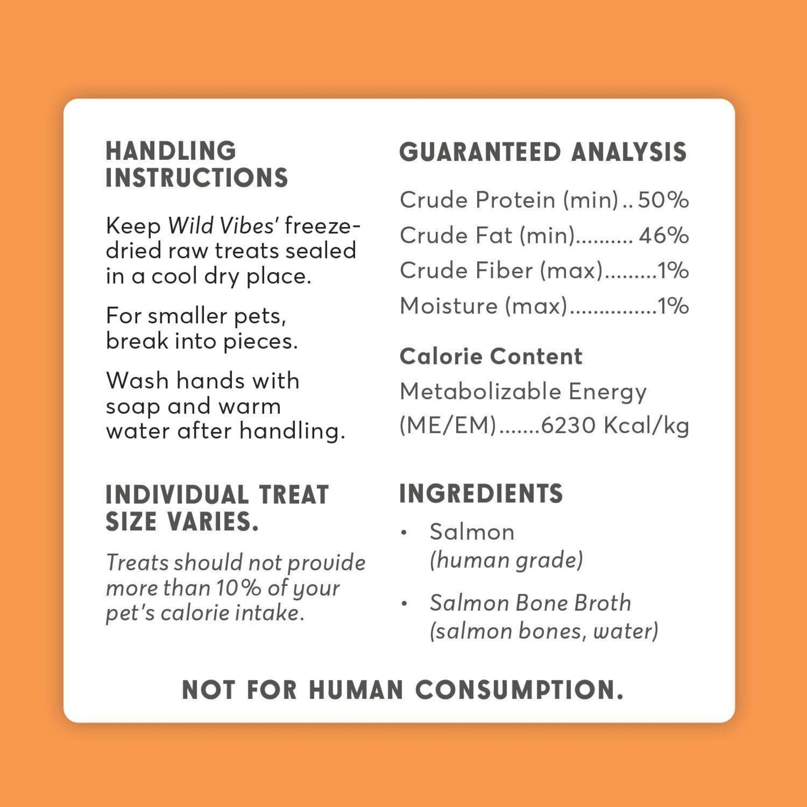 Wild Vibes Wild Vibes - Salmon & Bone Broth Treats - 75g