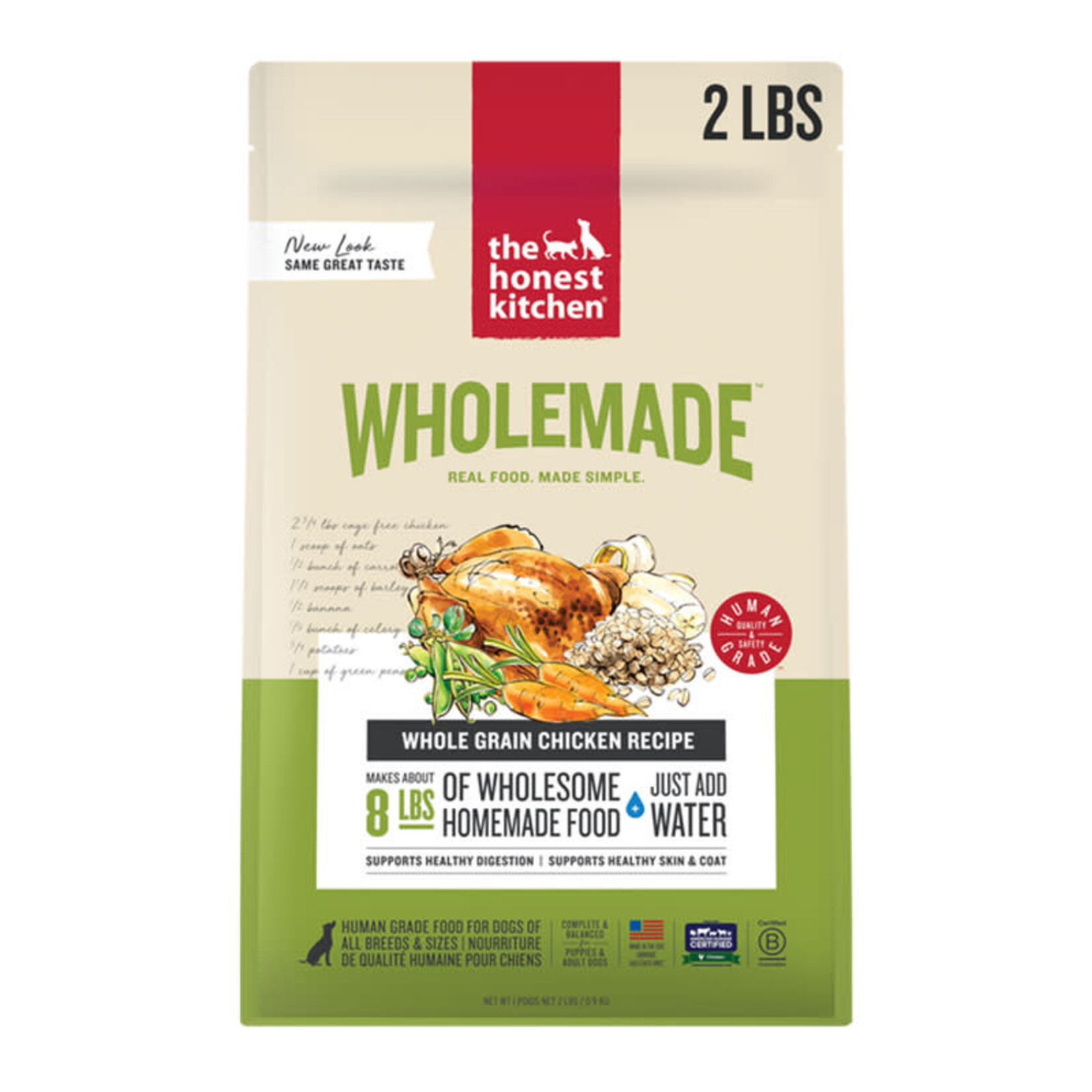 Honest Kitchen Honest Kitchen - Grains entiers - Recette de poulet