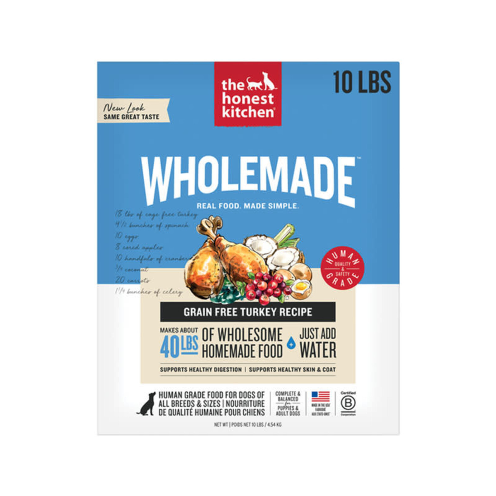 Honest Kitchen Honest Kitchen - Sans grains - Recette de dinde