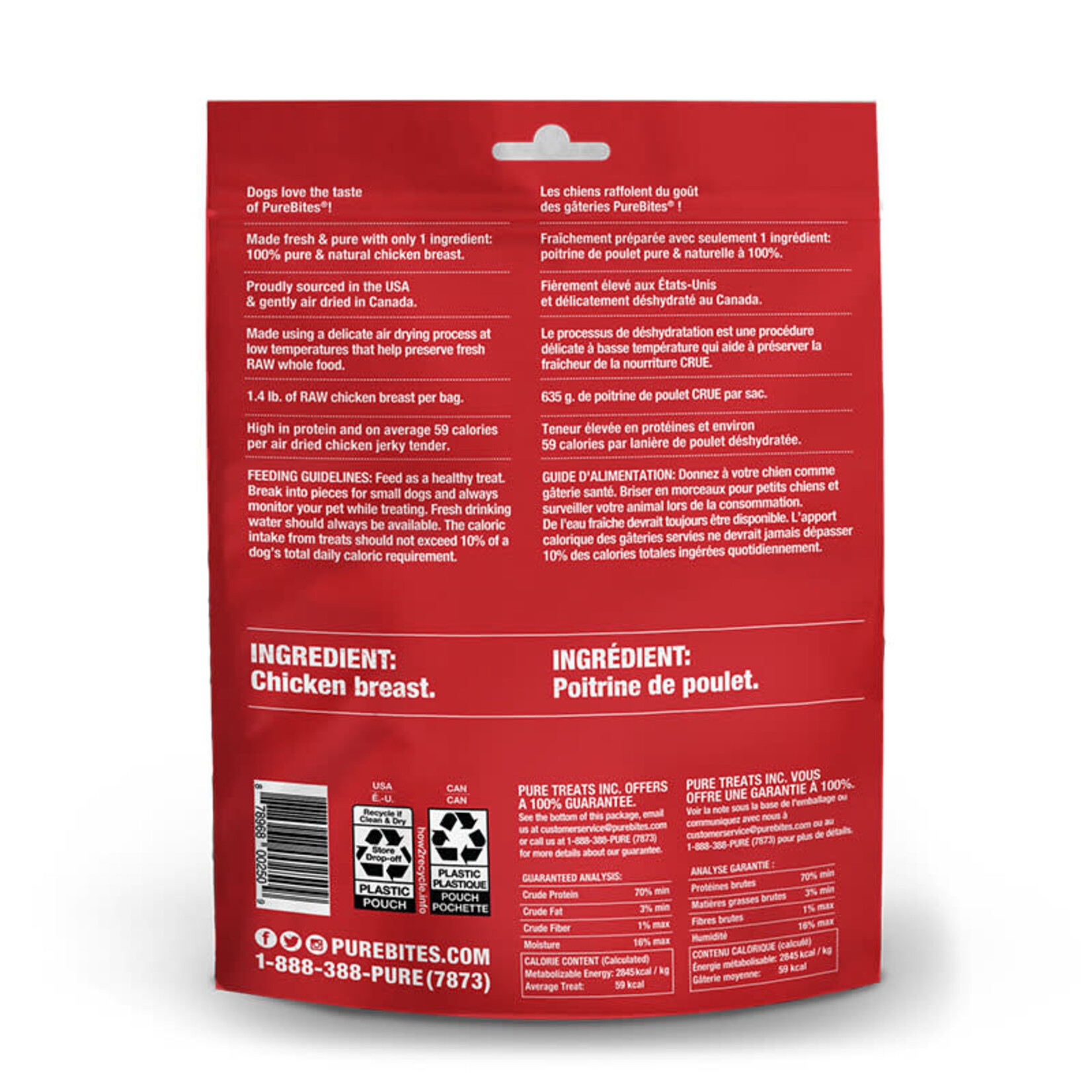 Purebites - Poitrine de poulet