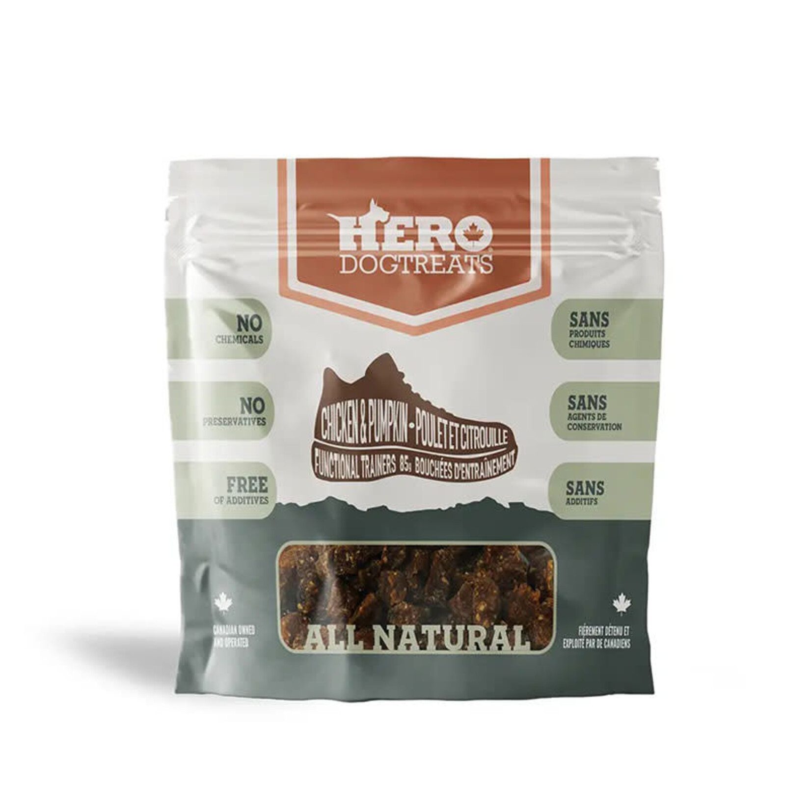 Hero Dog Treats - Chicken & Pumpkin Functional Trainers – 85g