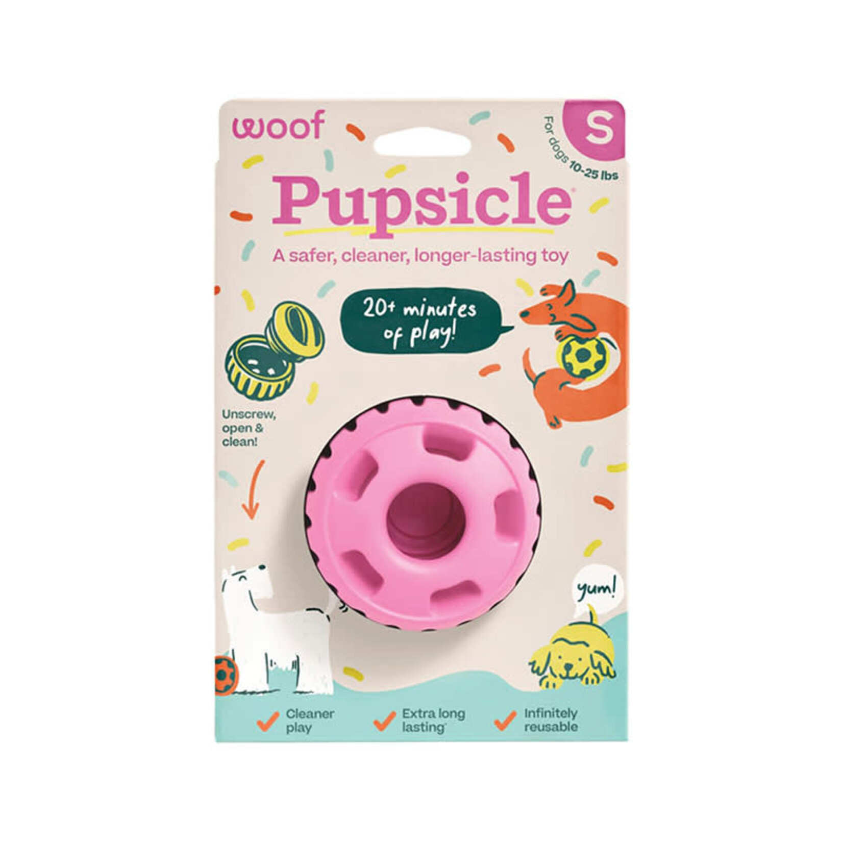woof woof - Pupsicle - Party Pink