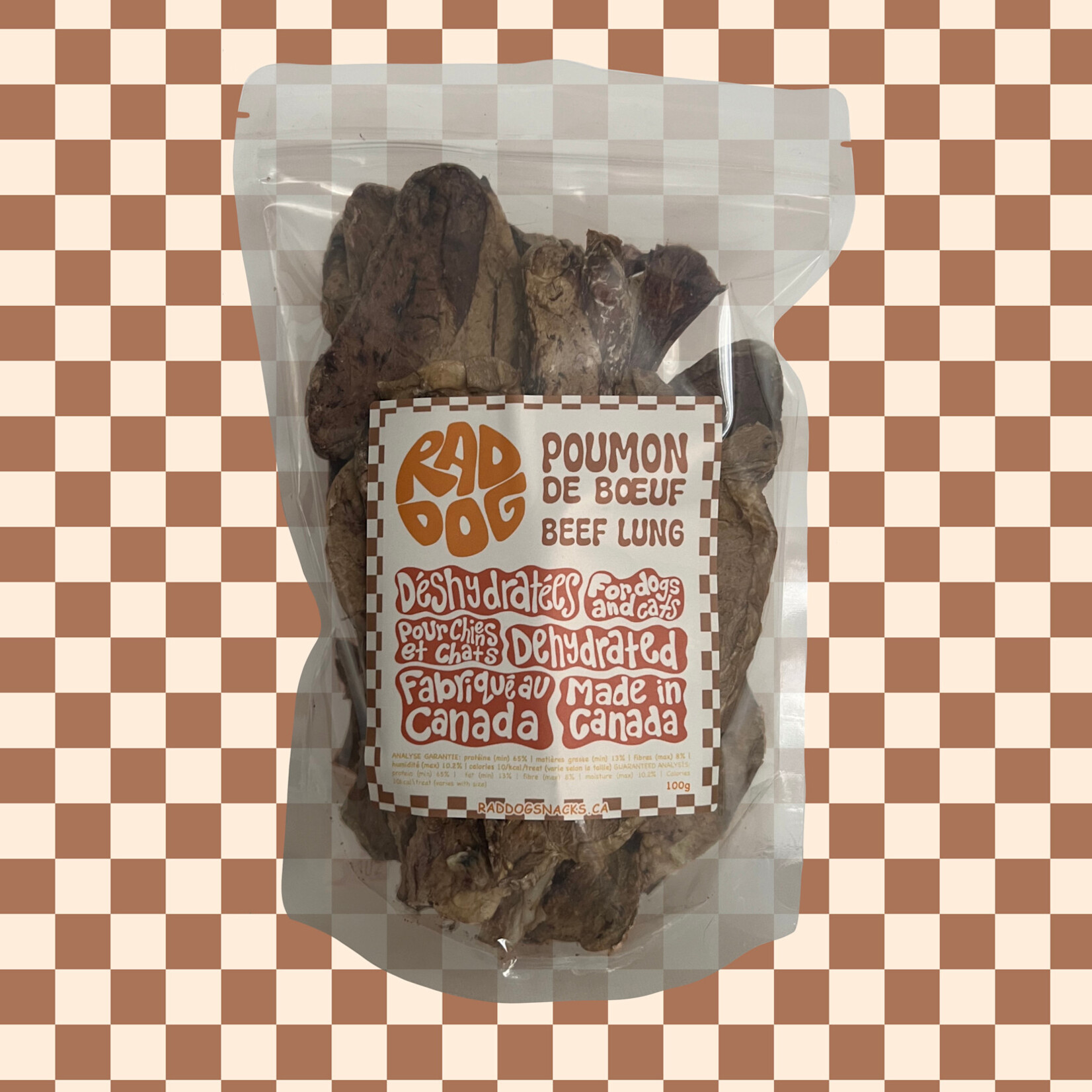 Rad Dog Rad Dog - Poumon de boeuf - 100g