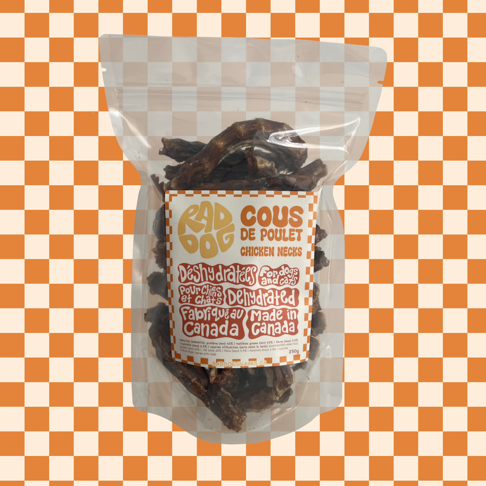 Rad Dog Rad Dog - Cou de poulet déshydraté - 250g