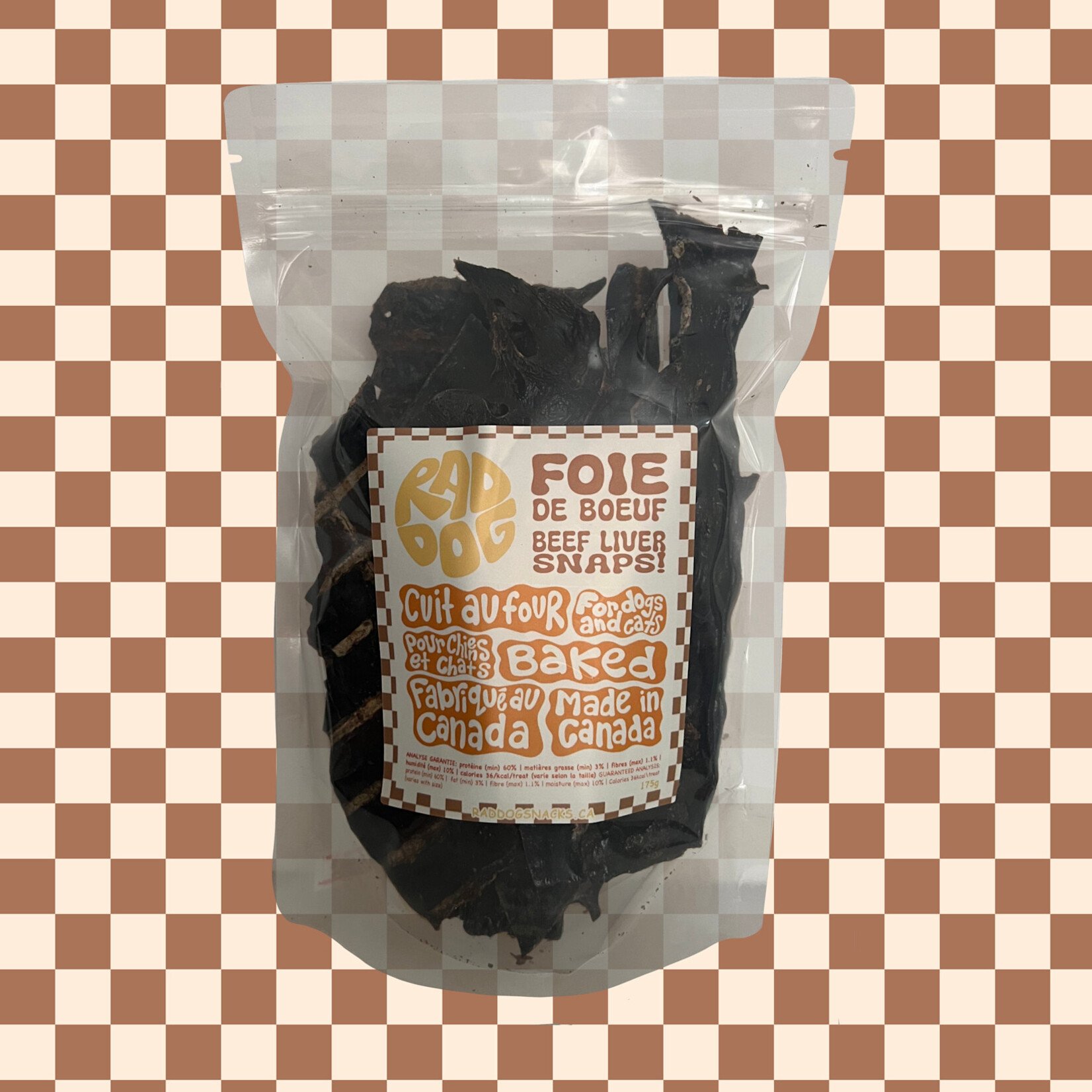 Rad Dog Rad Dog - Filet de foie de bœuf cuit au four - 175 g