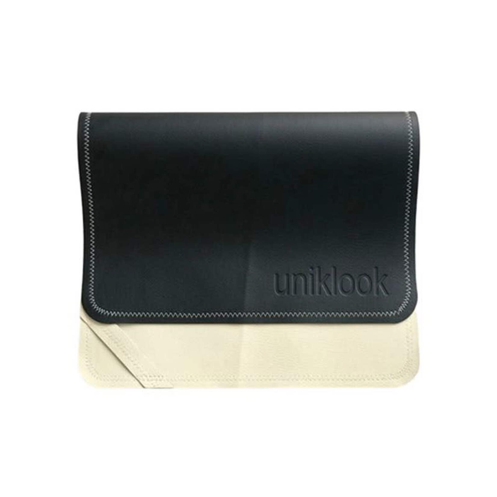 Uniklook - Leather Pet Food Mat - Black (14" x 22")