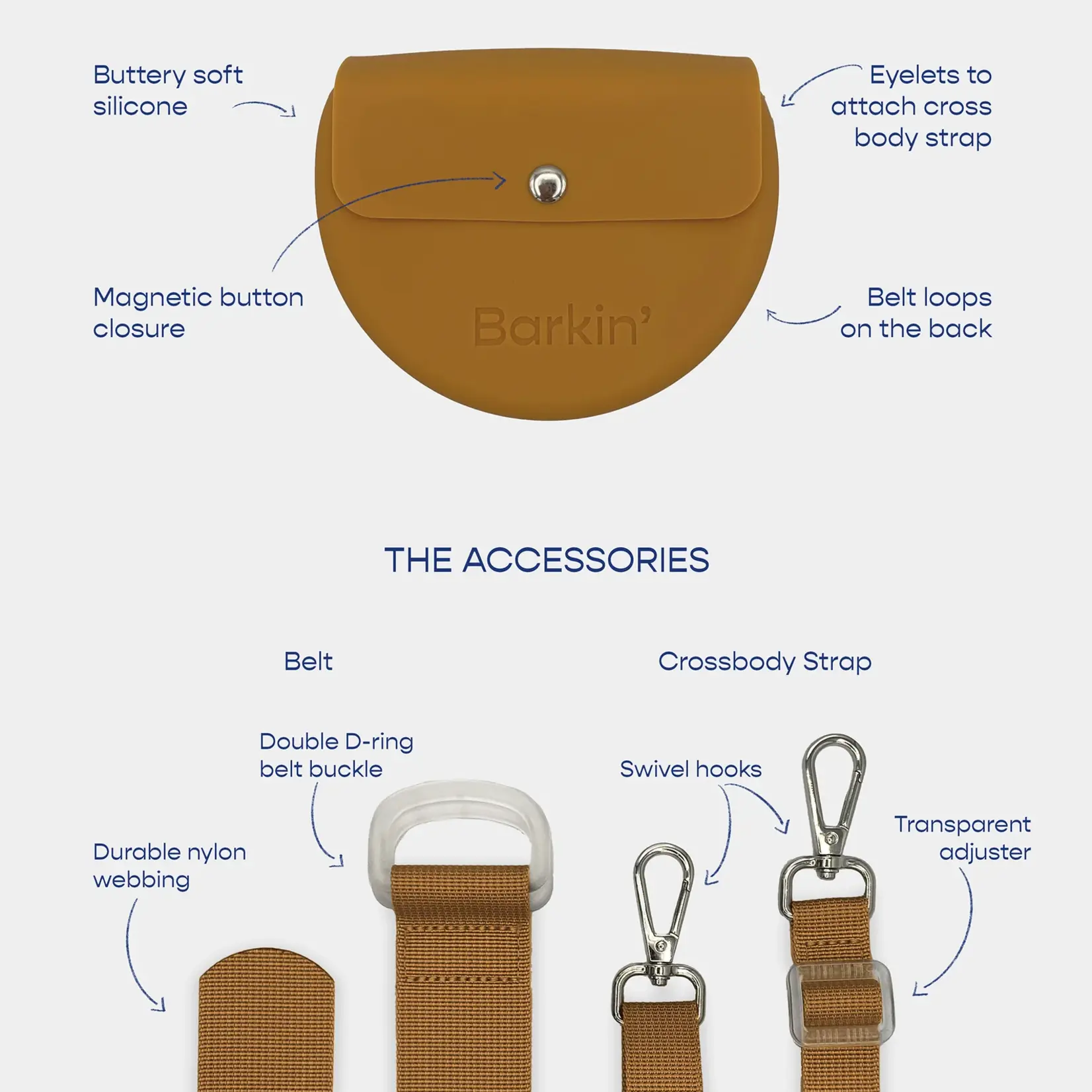 Barkin' Barkin' - Treat Pouch - Honeycomb