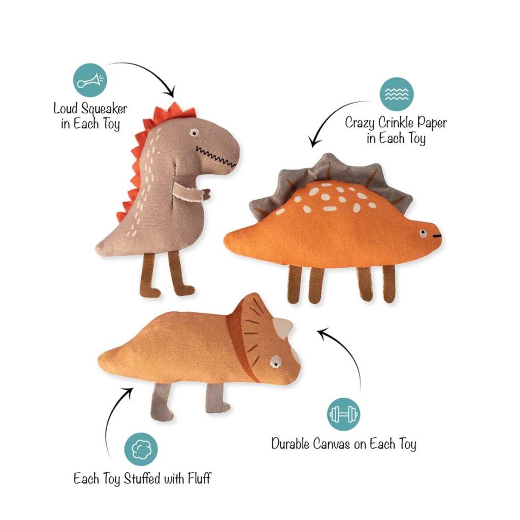 Pet Shop - Ensemble de 3 mini - We Came we Saur