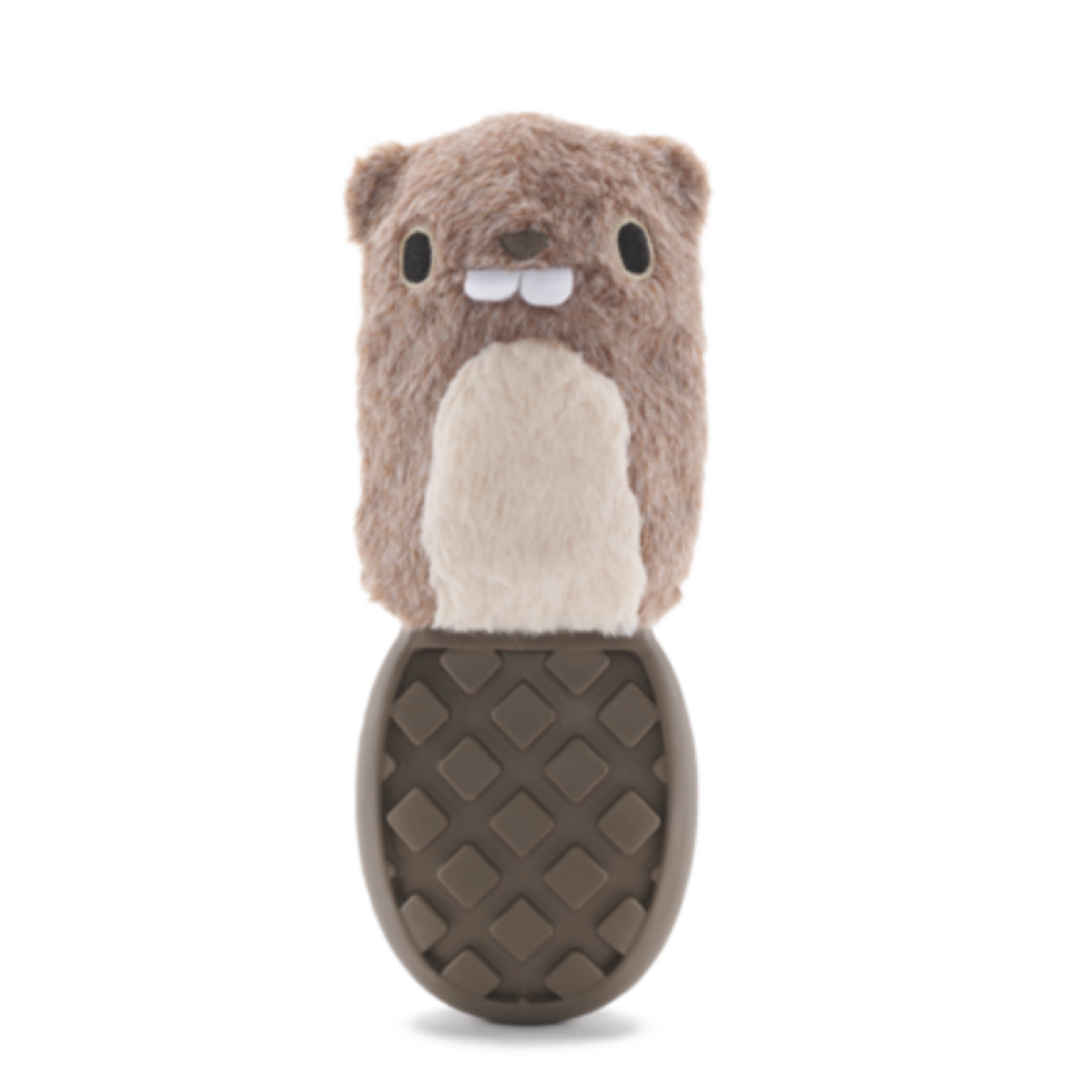 BARK - PB Beaver - 2 in 1 plush exterior with tough core