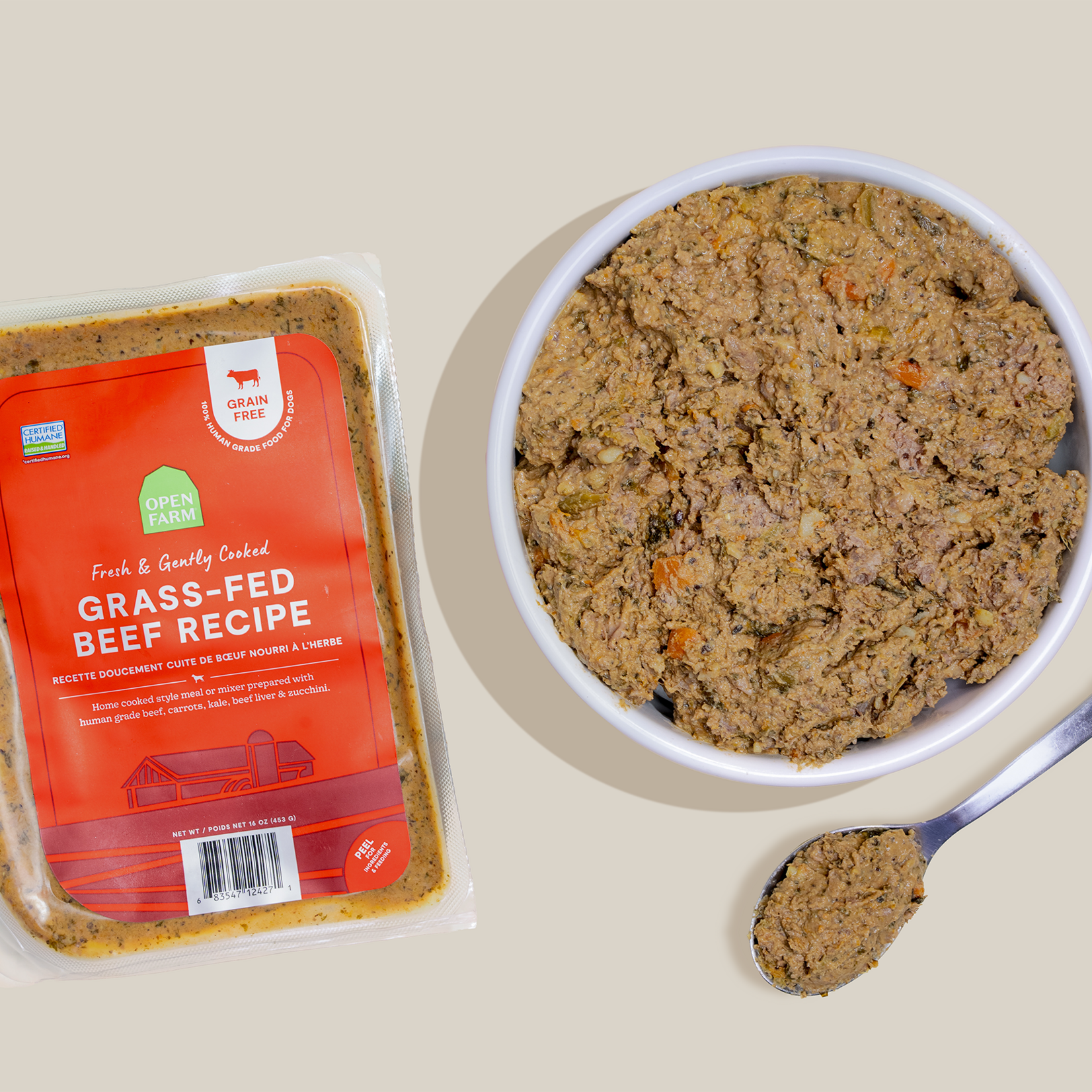 Open Farm Open Farm - Gently Cooked - Grass-Fed Beef- 96oz