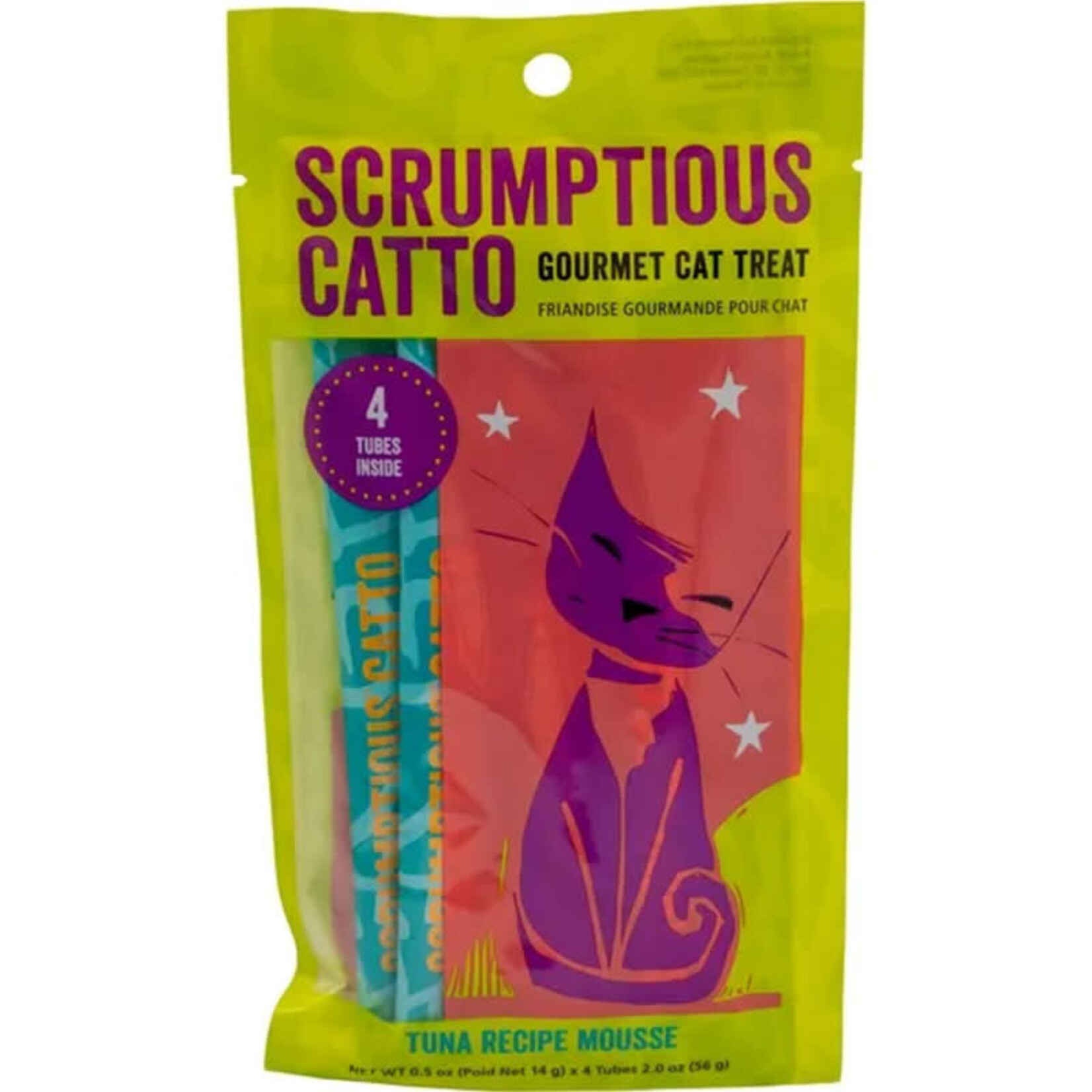 Scrumptious - CATTO - Mousse de thon - 4 tubes of 14g