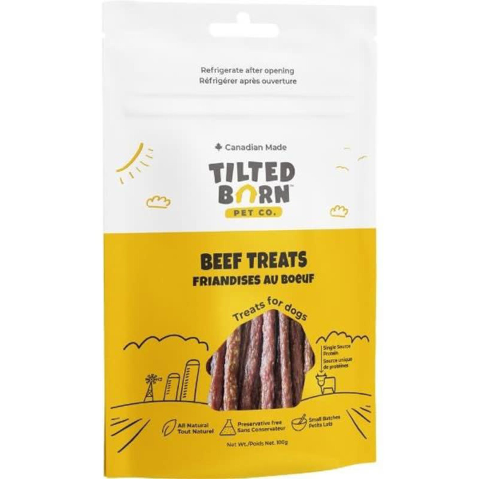 Tilted Barn Pet Co. - Beef Treats - 100g