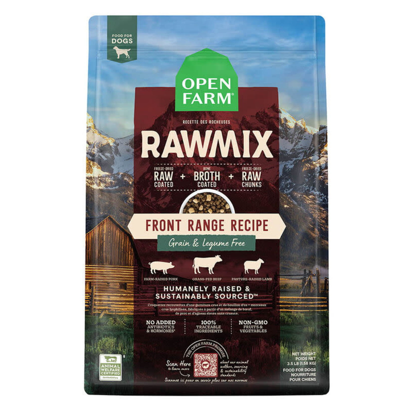 Open Farm RAWMIX - Front Range Recipe Grain & Legume Free