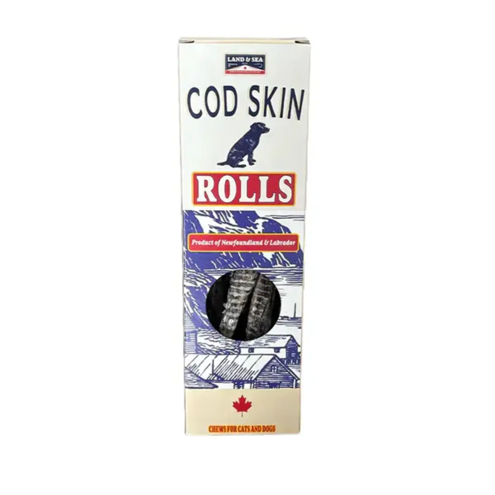 Land & Sea Pet Treats Land & Sea Pet Treats - Rouleaux de Morue